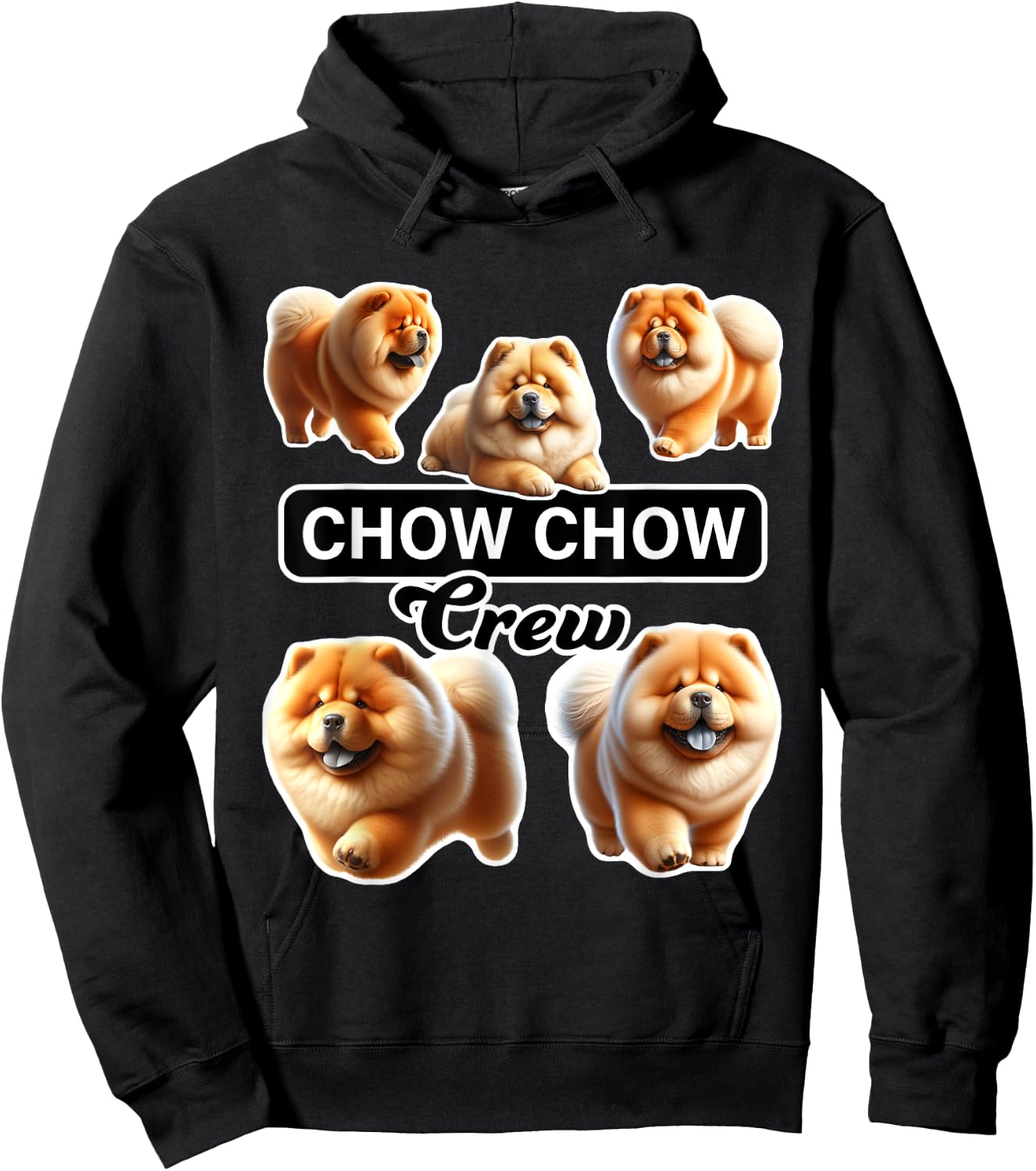 Chow Chow Crew Hoodie - Hoodie | Black