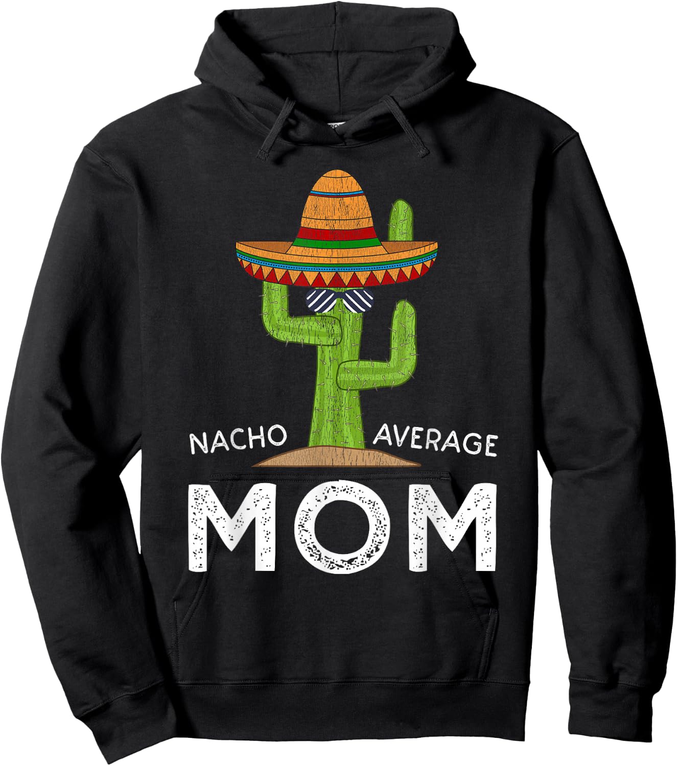 Fun Hilarious Mom Joke | Funny Saying Mom Humor Hoodie - Hoodie | Black