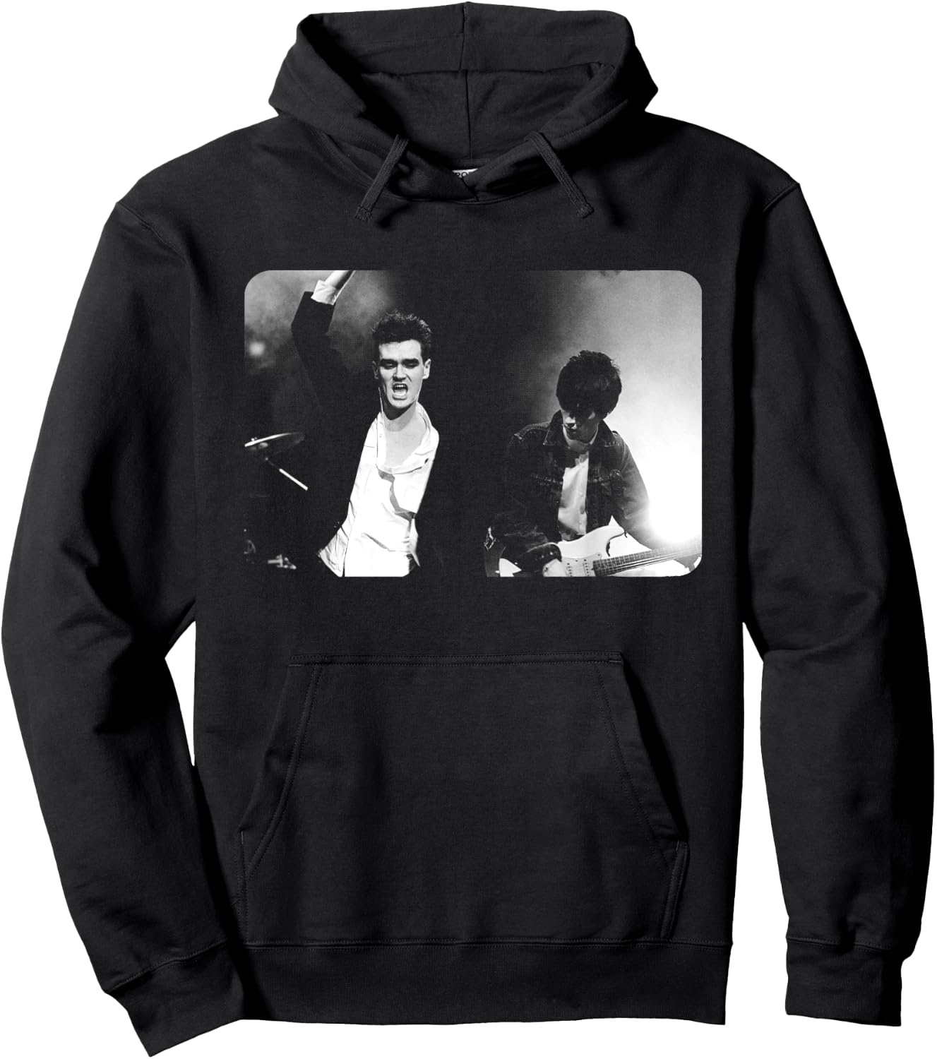 Morrissey with Johnny MARR The Smiths by Stephen Wright Hoodie - Hoodie | Black