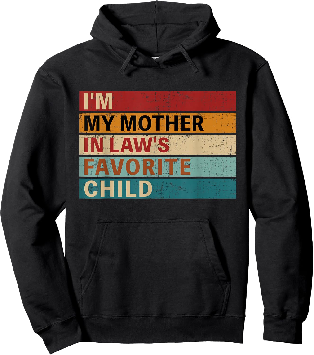 Mother-in-laws favorite child for son-in-law daughter-in-law Hoodie - Hoodie | Black