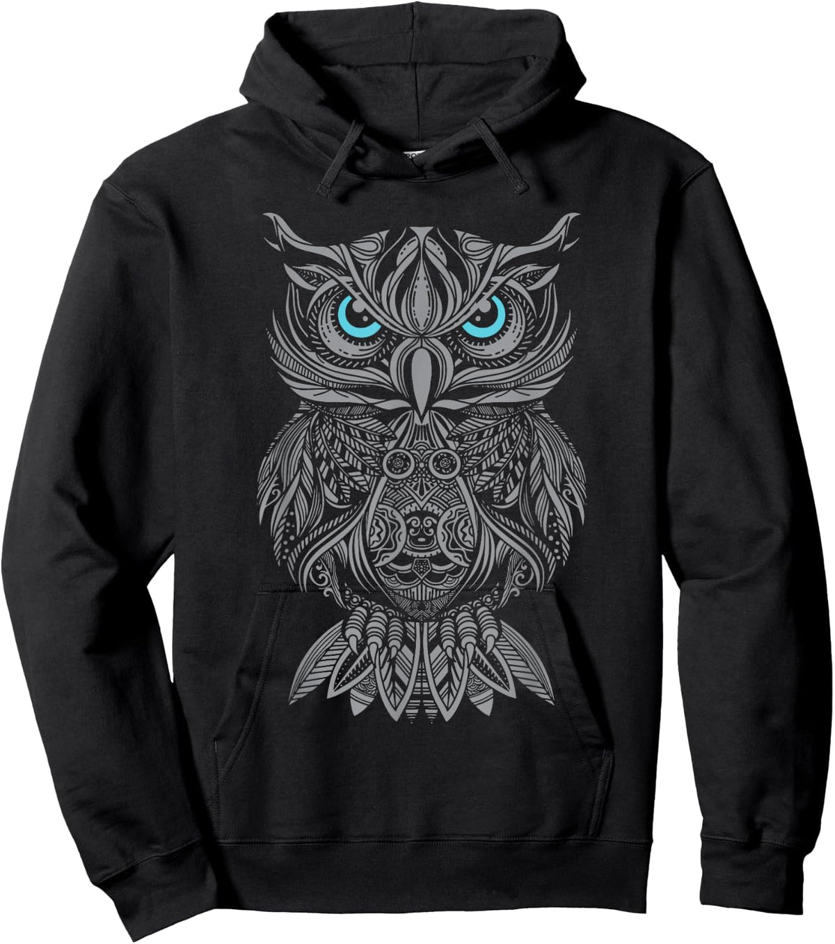 Steampunk Hipster Owl - Birds Ornithologist Animal Lover Hoodie - Hoodie | Black