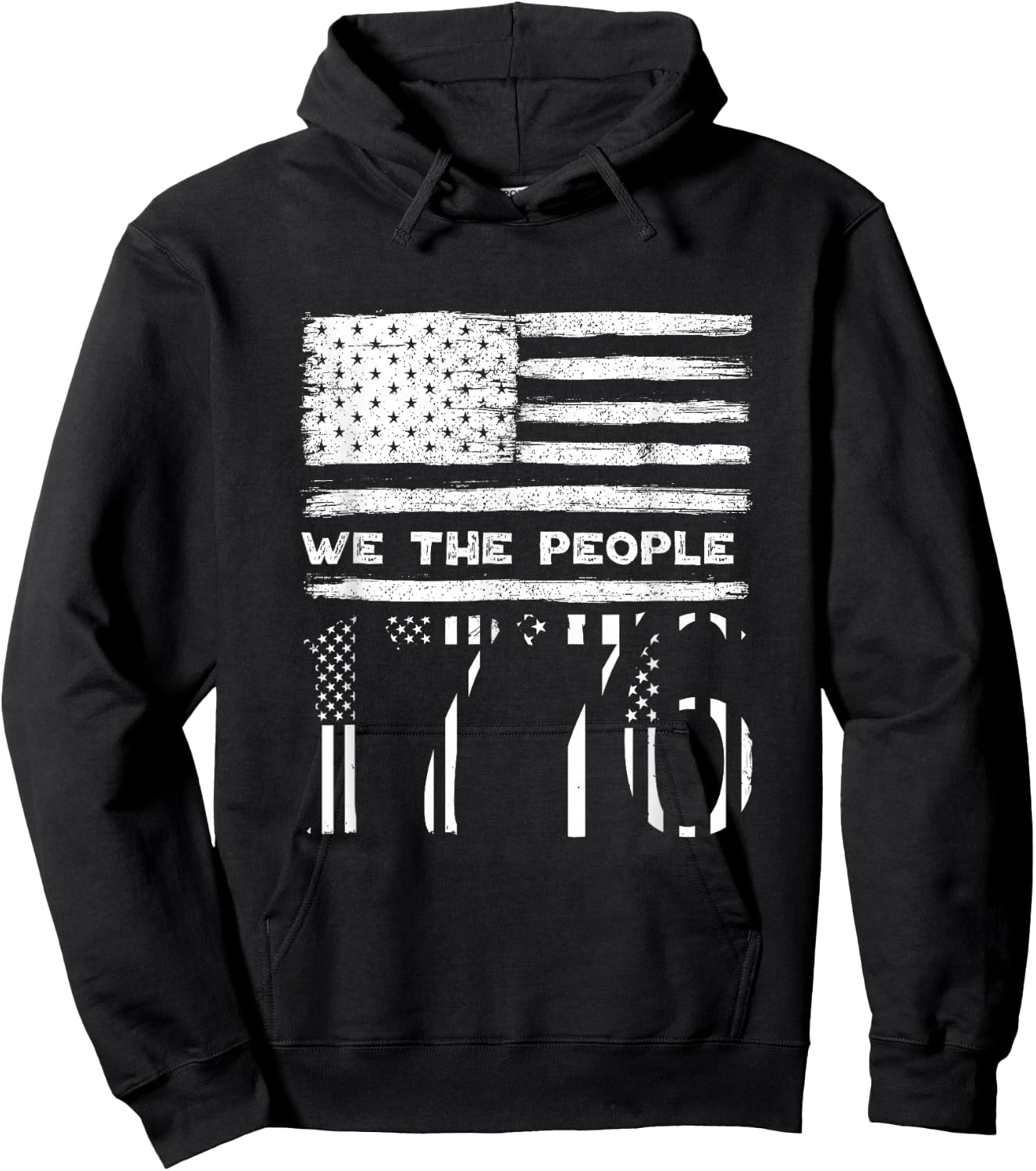 Fourth of July We the People 1776 Shirt USA Constitution Hoodie - Hoodie | Black