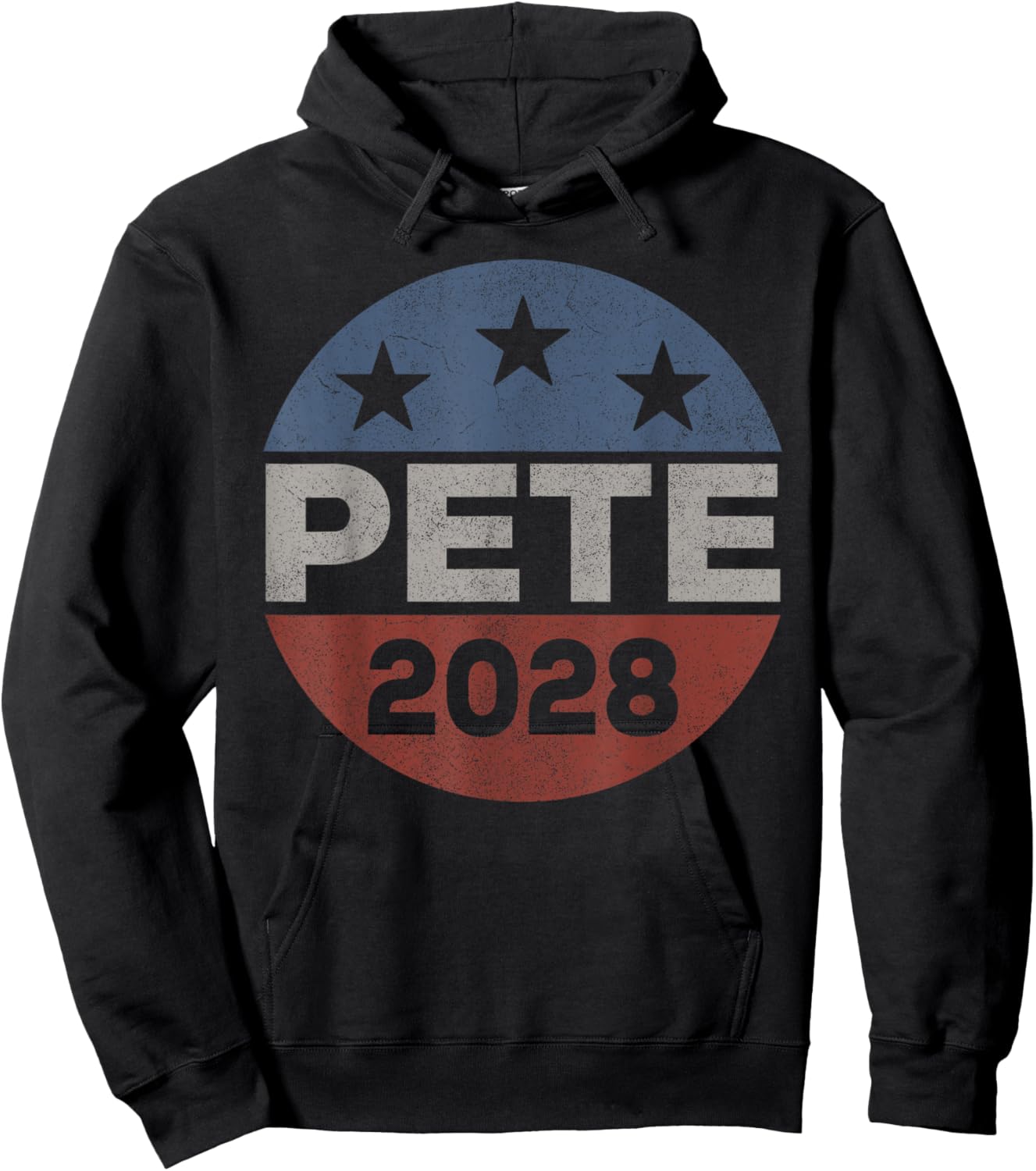 Retro Pete 2028, Pete Buttigieg For President 2028 Hoodie - Hoodie | Black