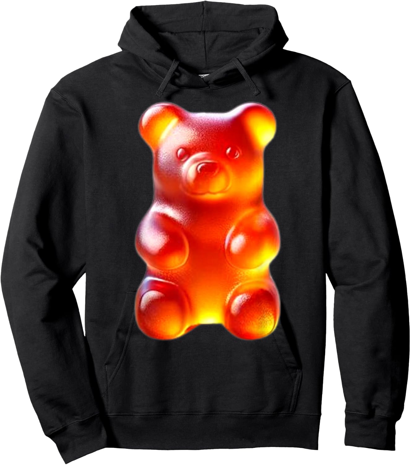 Orange Gummy Bear Hoodie - Hoodie | Black