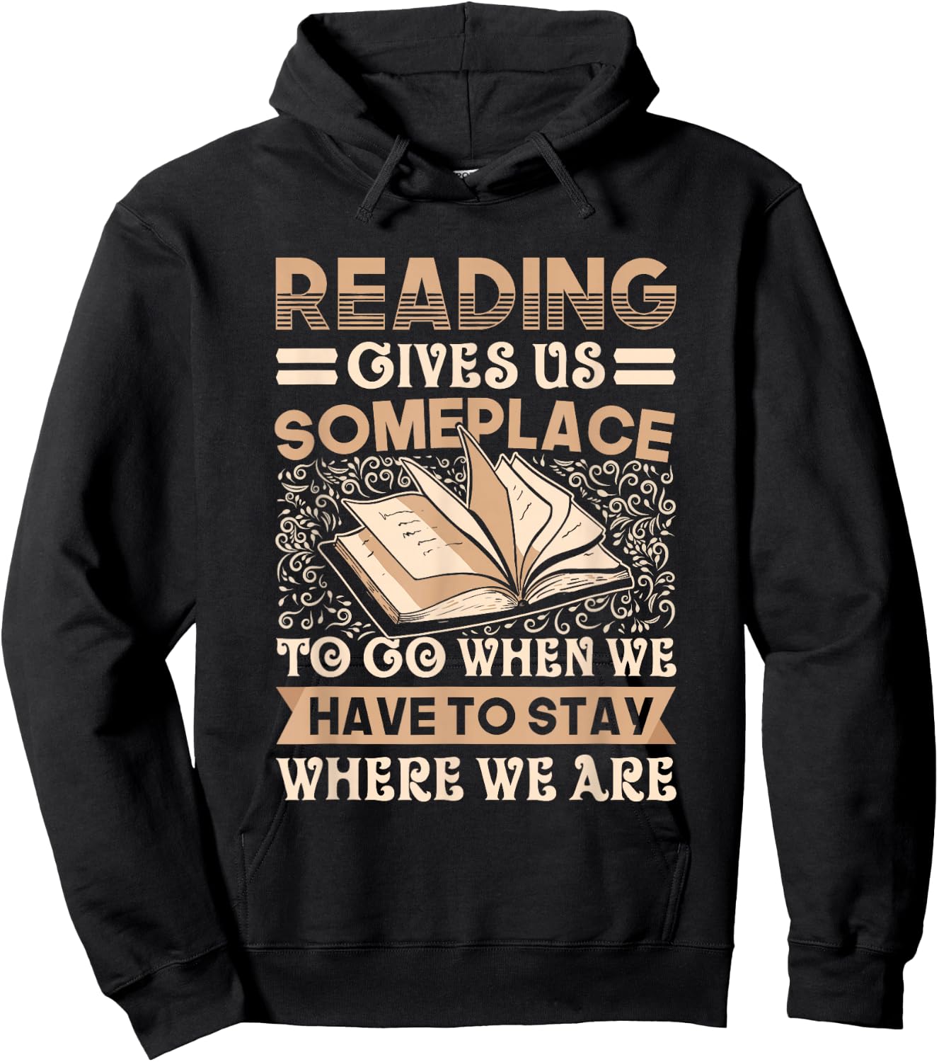 Librarian Themed Book Club Reading Book Lovers Literature Hoodie - Hoodie | Black