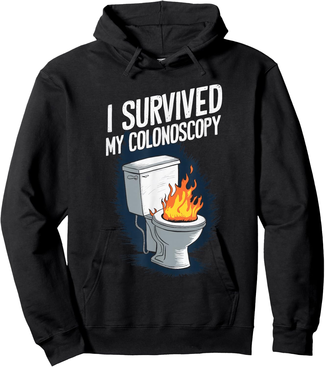 I Survived My Colonoscopy Gastroenterology Hoodie - Hoodie | Black