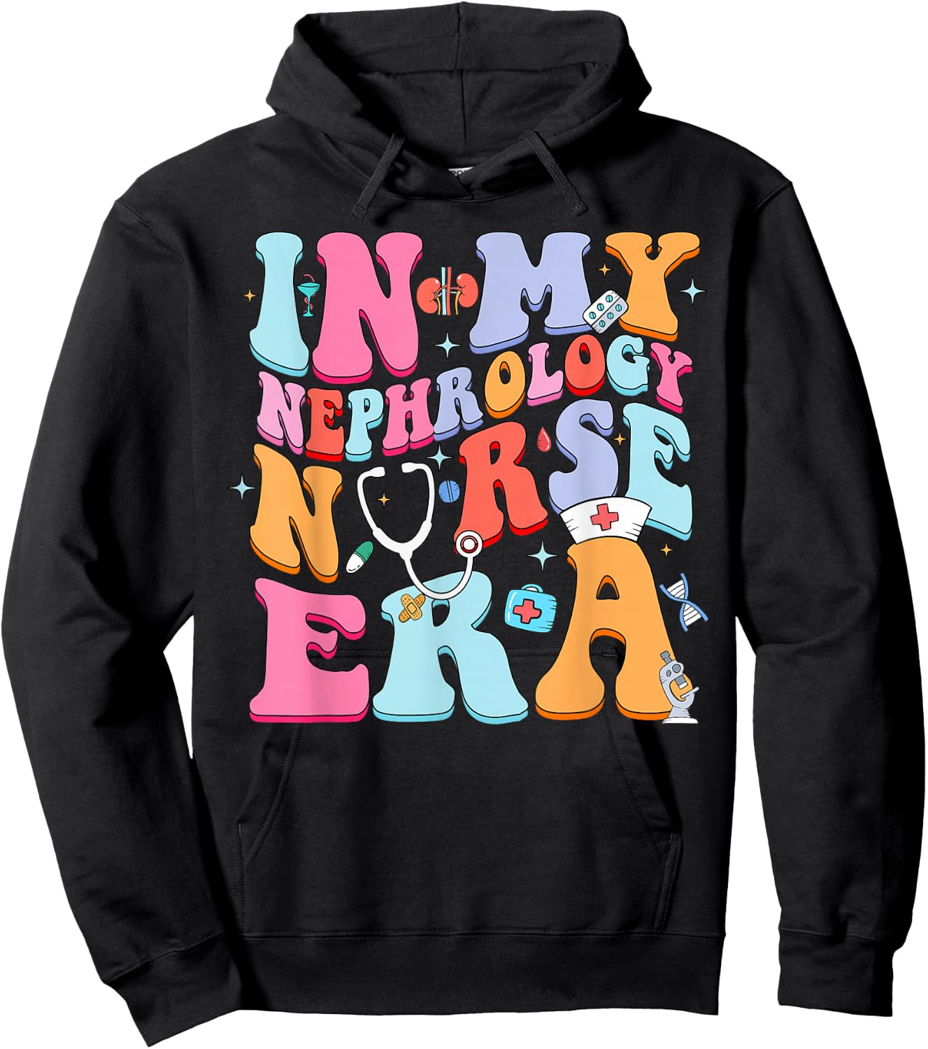 In My Nephrology Nurse Era Nephrology Nurses Week Hoodie - Hoodie | Black