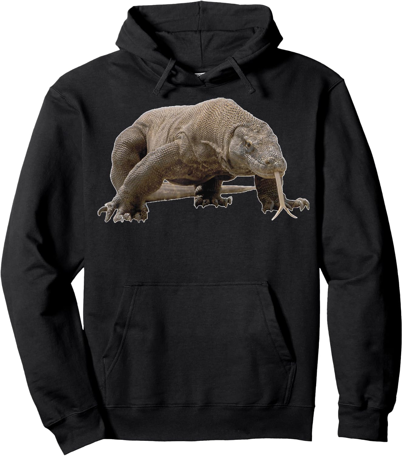 Komodo dragon T Shirt women boys girls kids Hoodie - Hoodie | Black