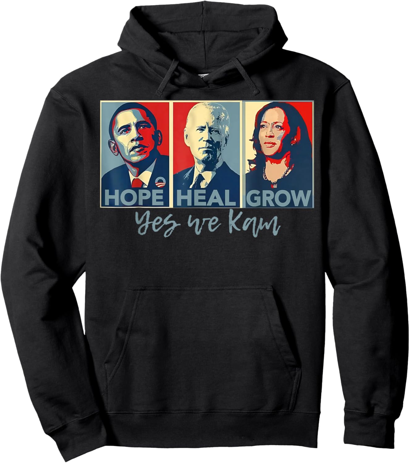 Hope Heal Grow Yes We Kam Hoodie - Hoodie | Black