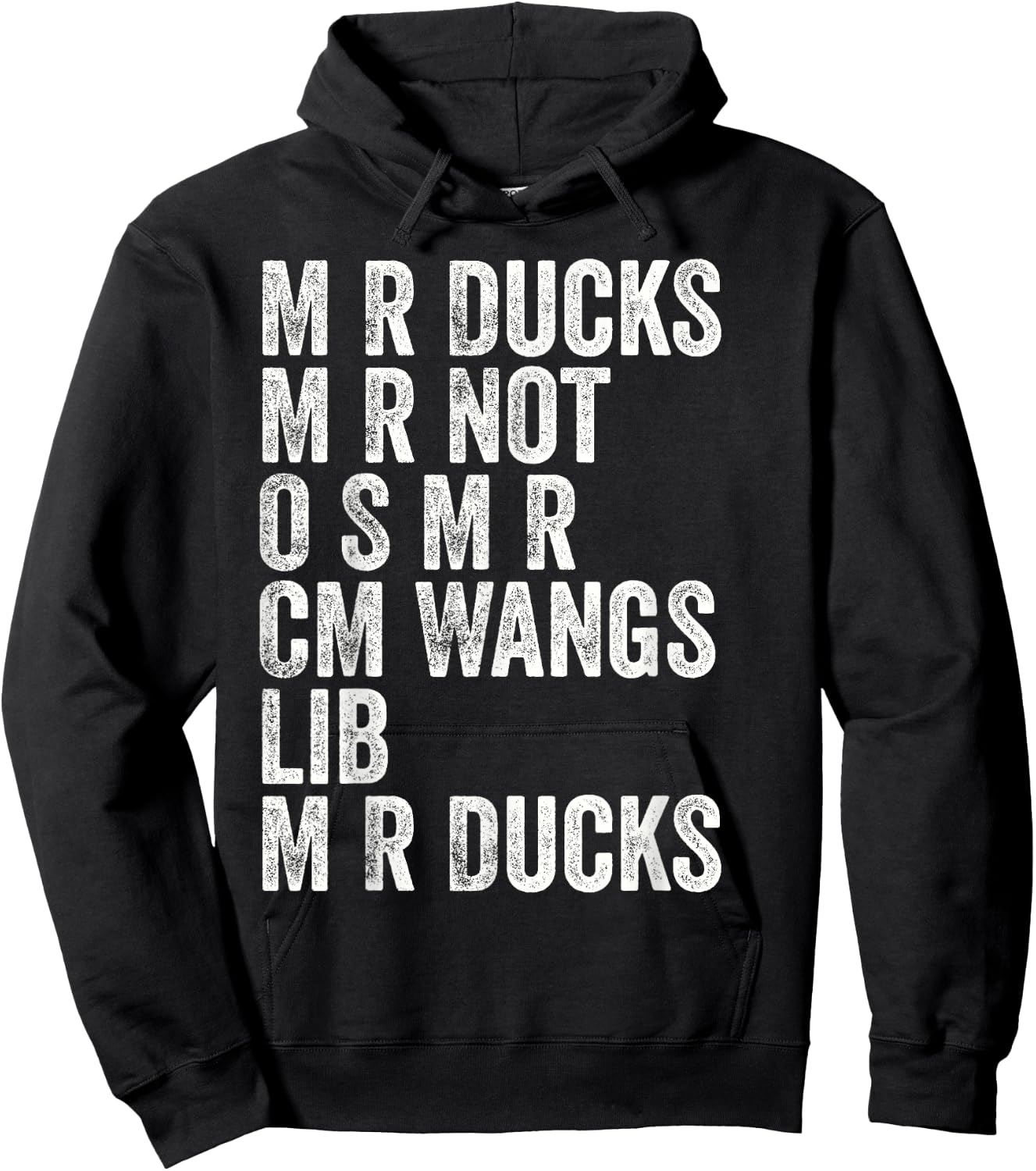M R Ducks Baltimorese Accent Funny Hoodie - Hoodie | Black