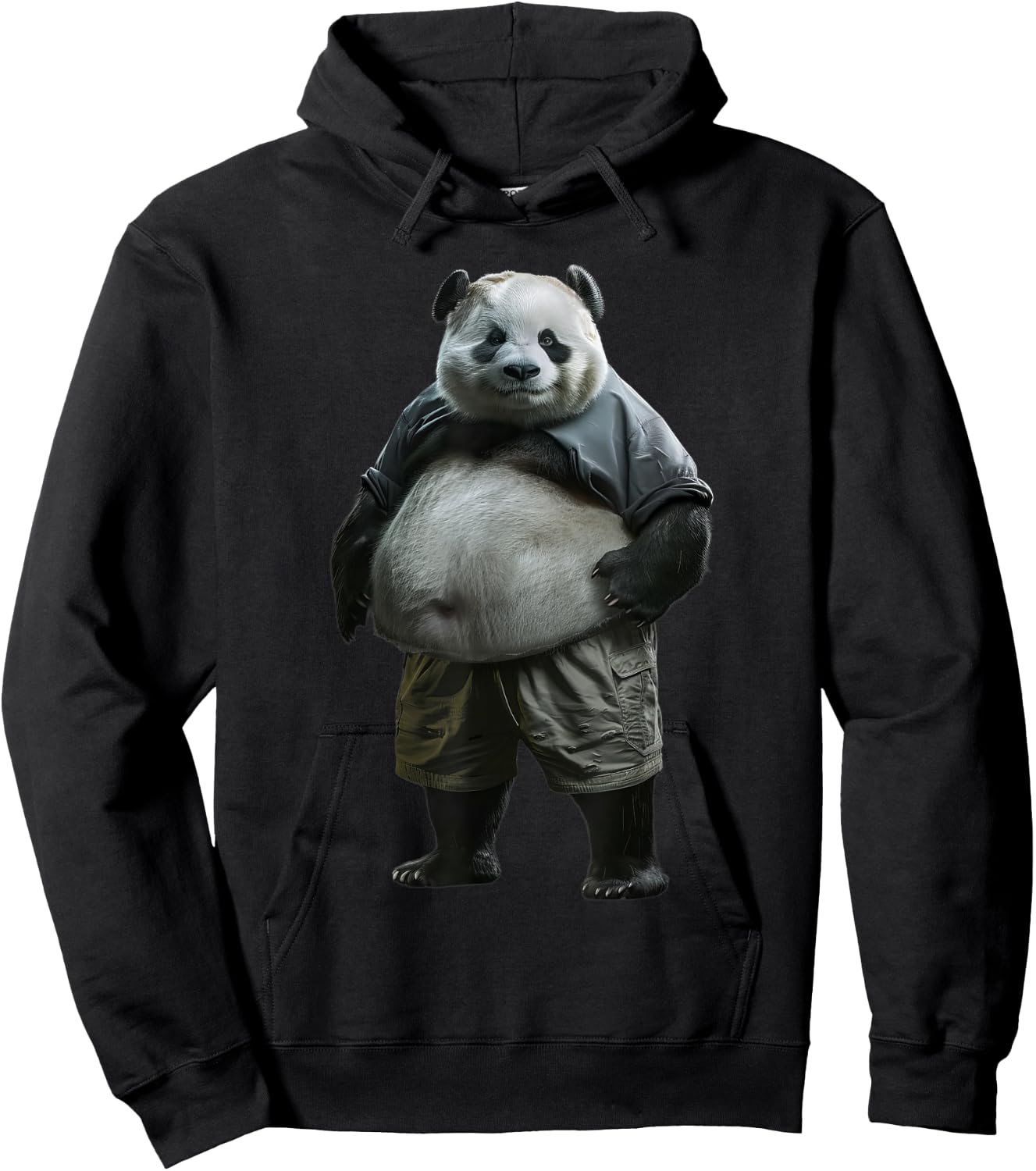 Fat Panda Hoodie - Hoodie | Black