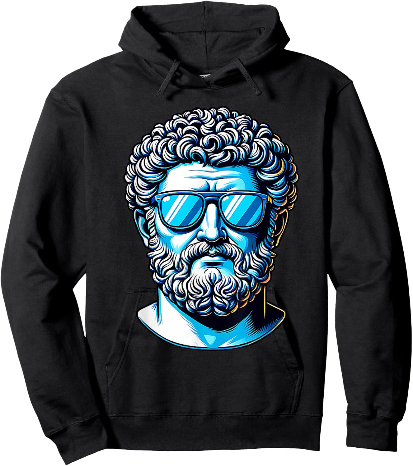 Funny Stoic Stoicism Marcus Aurelius Philosophy Graphic Hoodie - Hoodie | Black