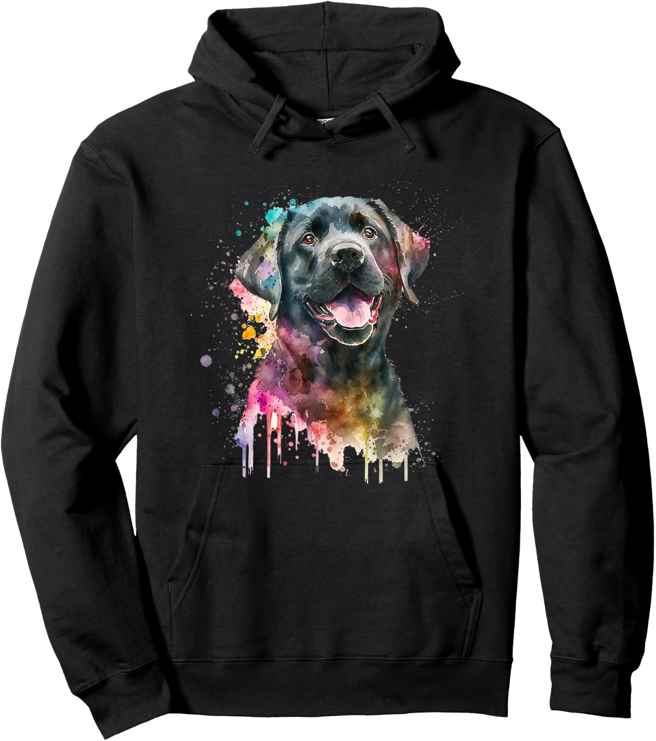 Cute Black Lab Black Labrador Retriever Puppy Dog Mom Animal Women Kids Hoodie - Hoodie | Black