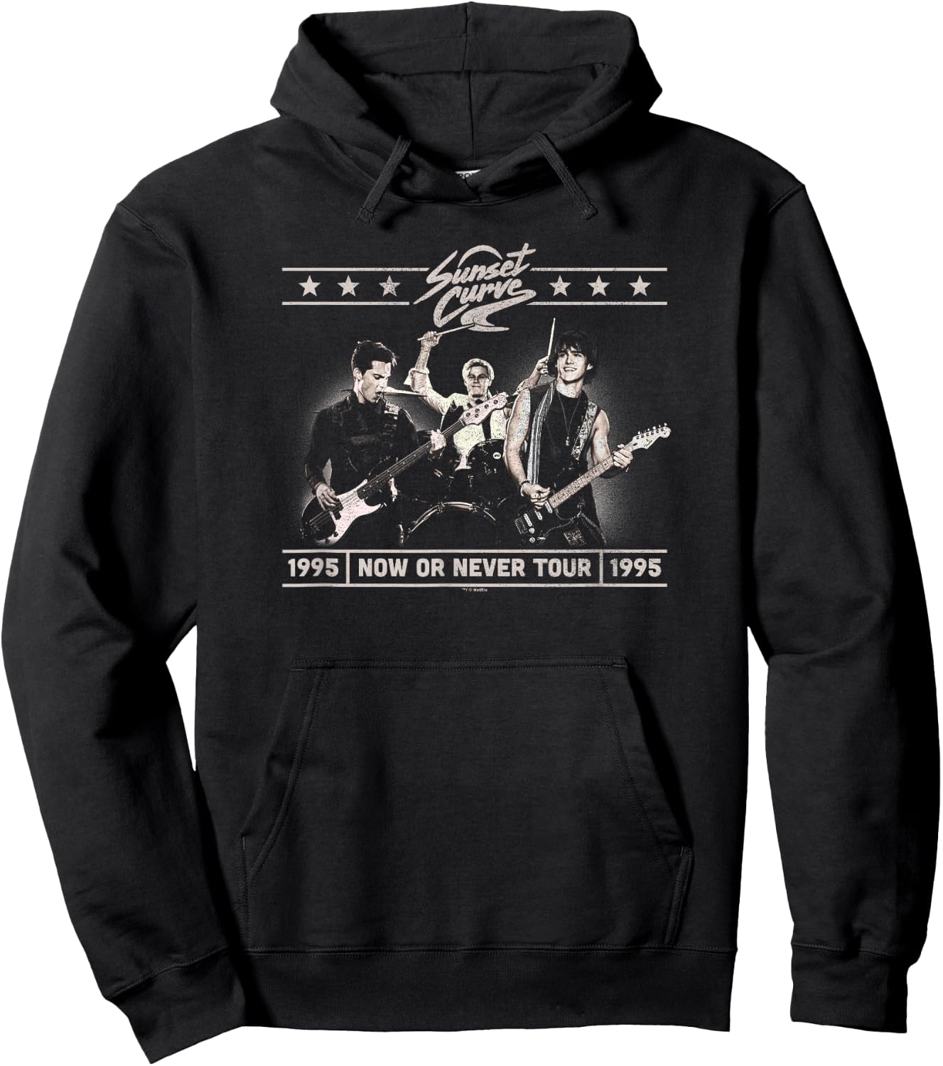 Julie And The Phantoms Now Or Never Tour Group Poster Hoodie - Hoodie | Black