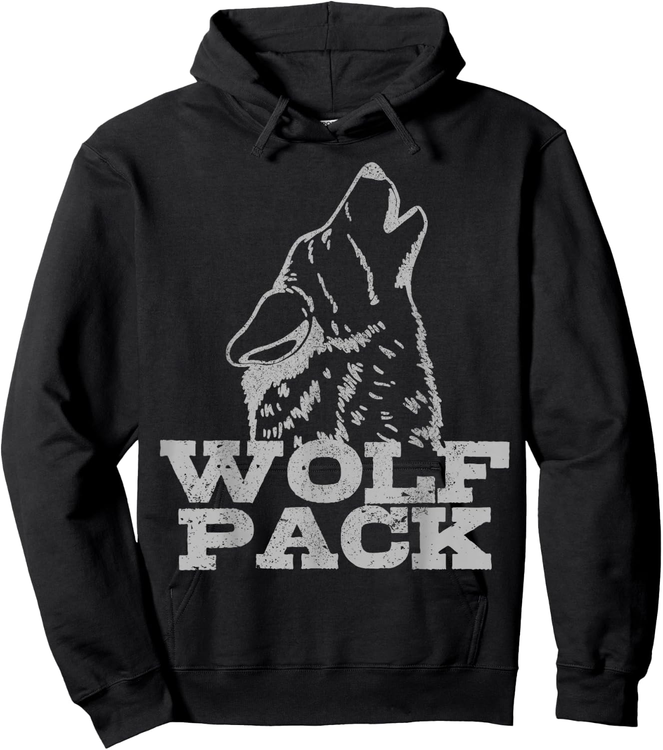 Wolf Pack Wolfpack Wolf Pack Stag Night Hoodie - Hoodie | Black