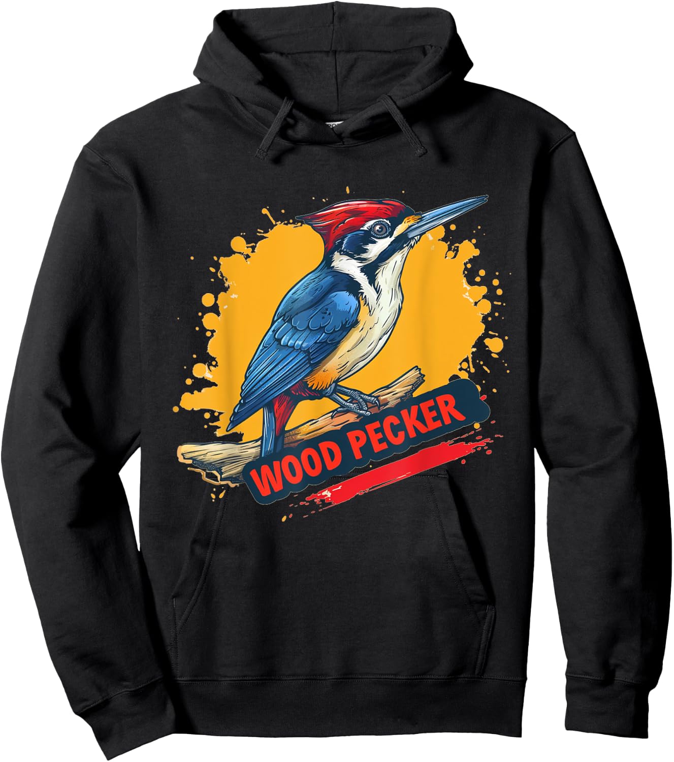 Pretty Woodpecker Bird Costume for Man and Woman Hoodie - Hoodie | Black