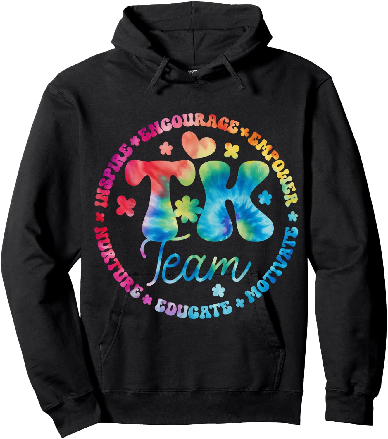 TK Team Transitional-Kindergarten Back To School Teacher Hoodie - Hoodie | Black