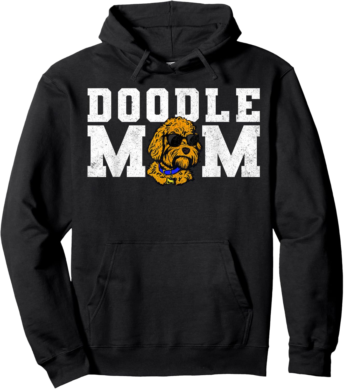 Doodle MomFunny Goldendoodle Best Dog Mom Ever Mother's Day Hoodie - Hoodie | Black