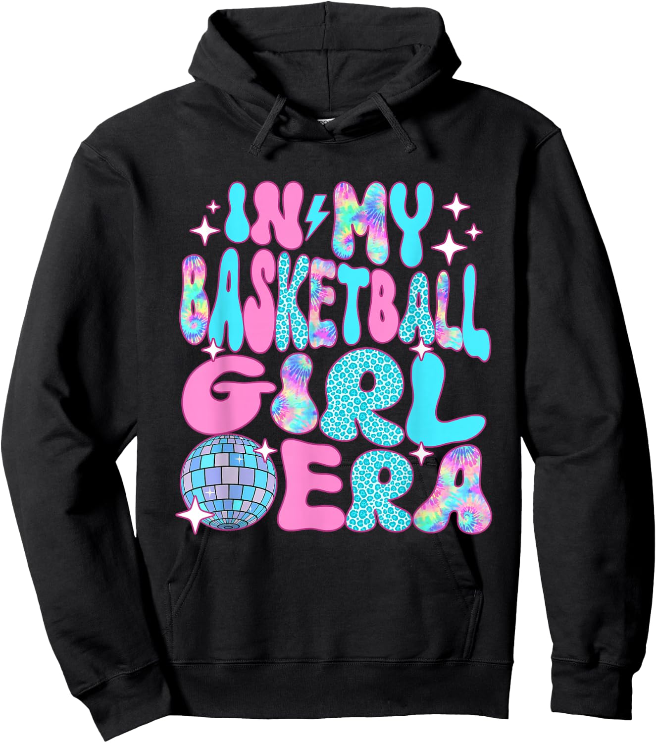 Disco In My Basketball Girl Era Hoodie - Hoodie | Black