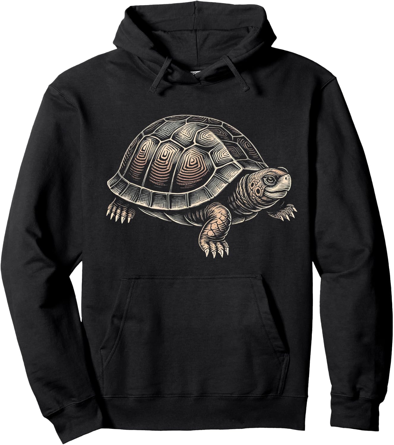 Tin Turtle Graphic Design and Men Hoodie - Hoodie | Black