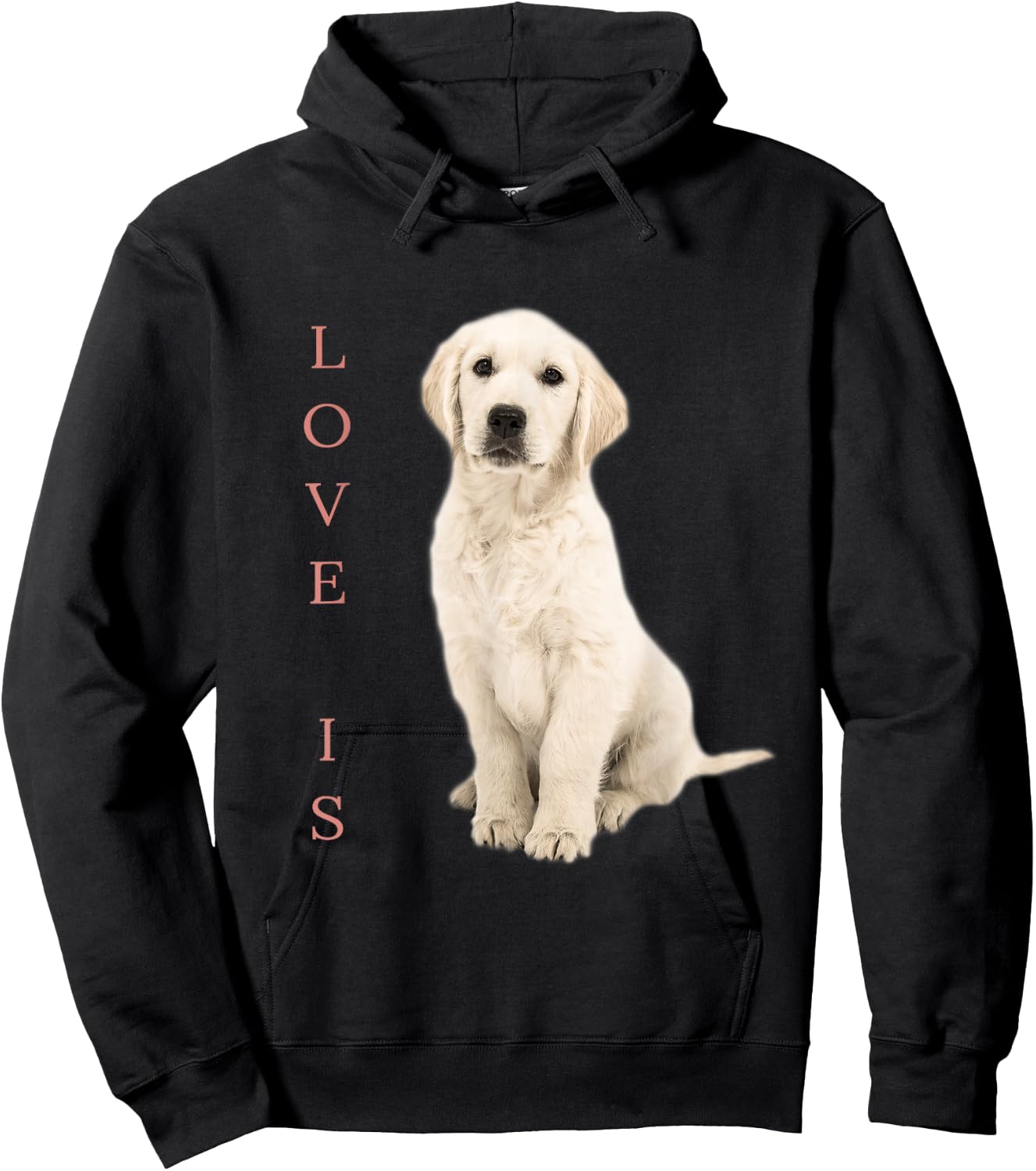 Labrador Retriever Shirt Women Men White Lab Mom Dad Dog Hoodie - Hoodie | Black