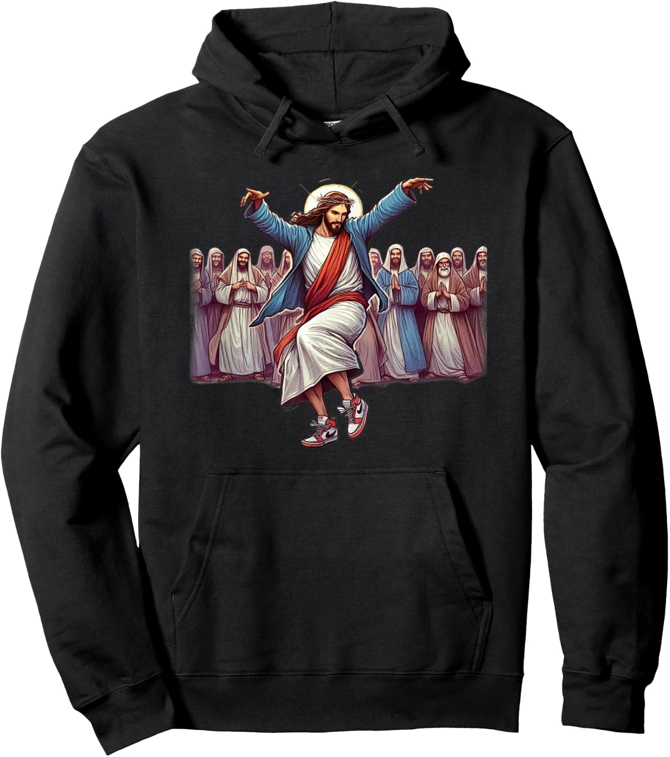 Jesus Gospel Music Retro Jesus Dance Christ Hoodie - Hoodie | Black