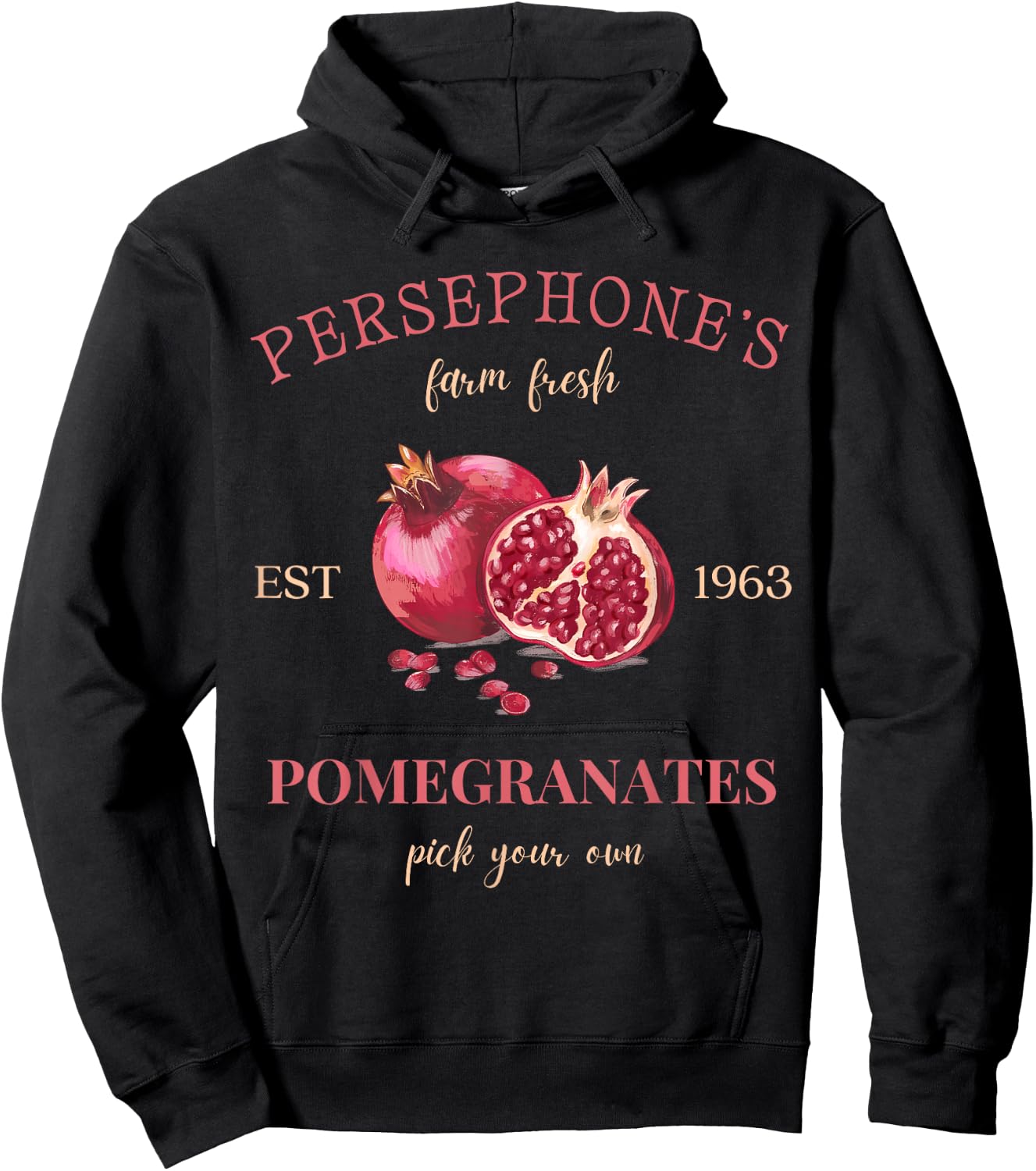 Persephone's Pomegranates Lover Ancient Greek Mythology Hoodie - Hoodie | Black
