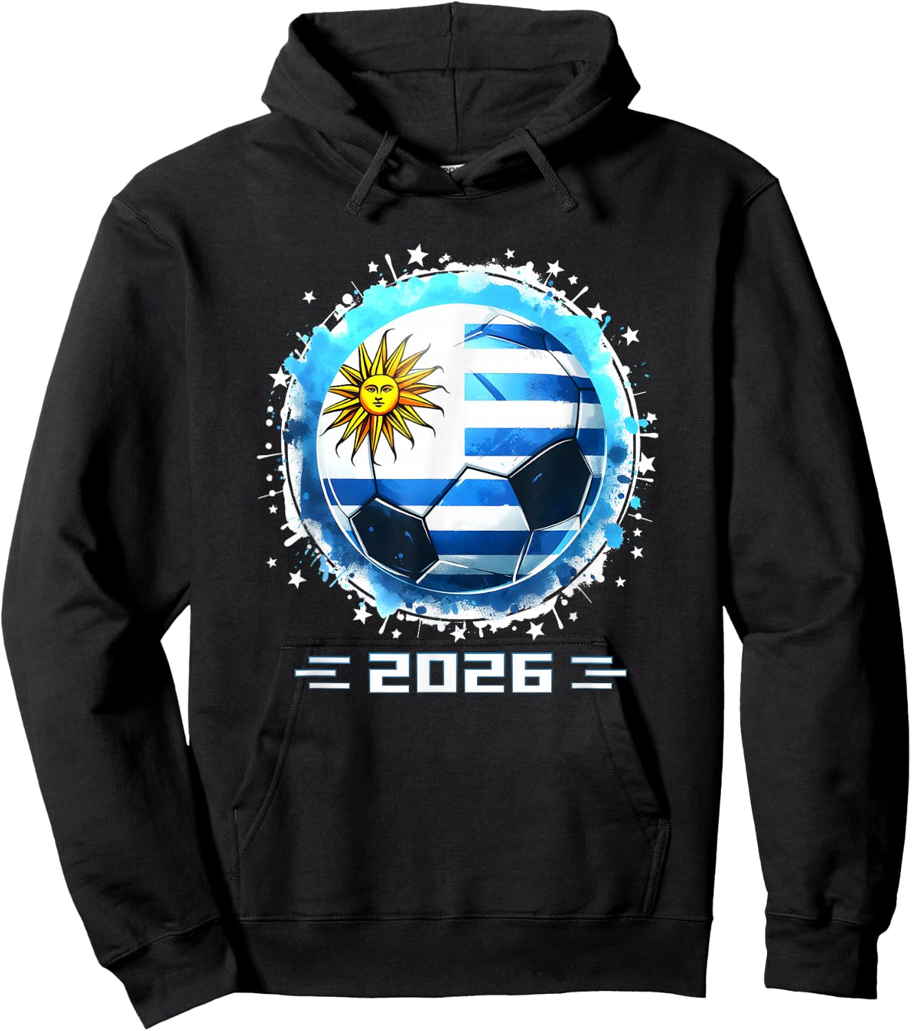 Uruguay Player Boys Kids Men Youth Teens Uruguay 2026 Hoodie - Hoodie | Black