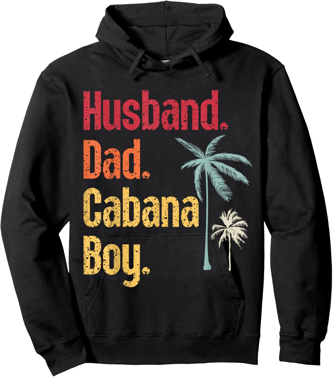 Cabana Boy Beach Bartender Husband Dad Cabana Boy Hoodie - Hoodie | Black