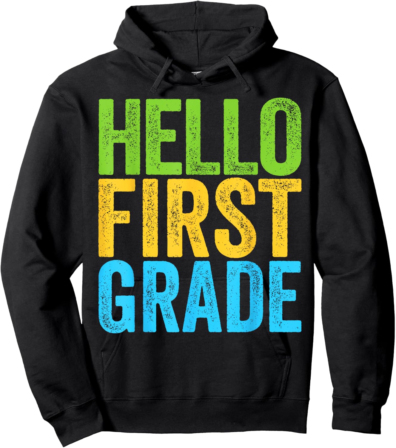 Hello First Grade Shirt 1st Grade Back To School Teacher Hoodie - Hoodie | Black
