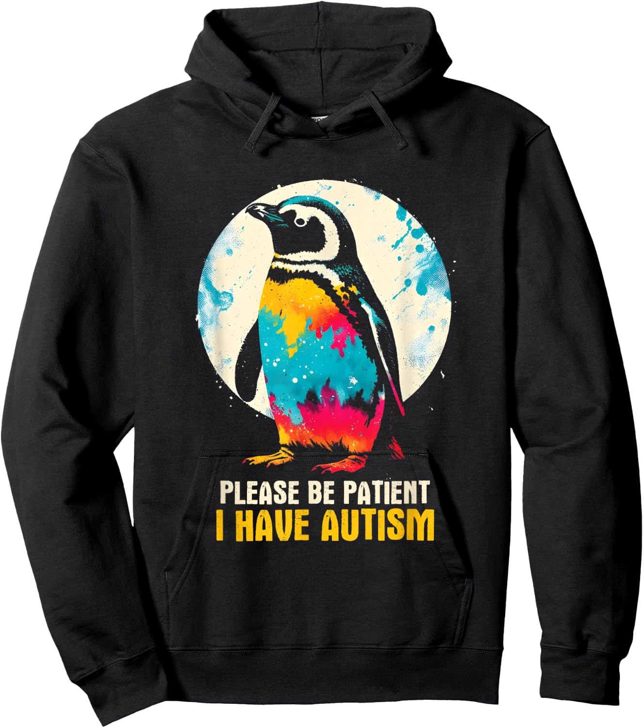 Please Be Patient I Have Autism - Autism Awareness Month Hoodie - Hoodie | Black