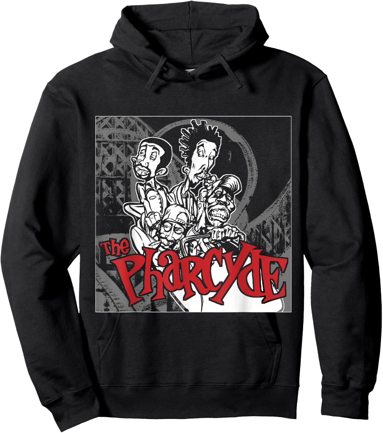 The Pharcyde - Bandana Hoodie - Hoodie | Black