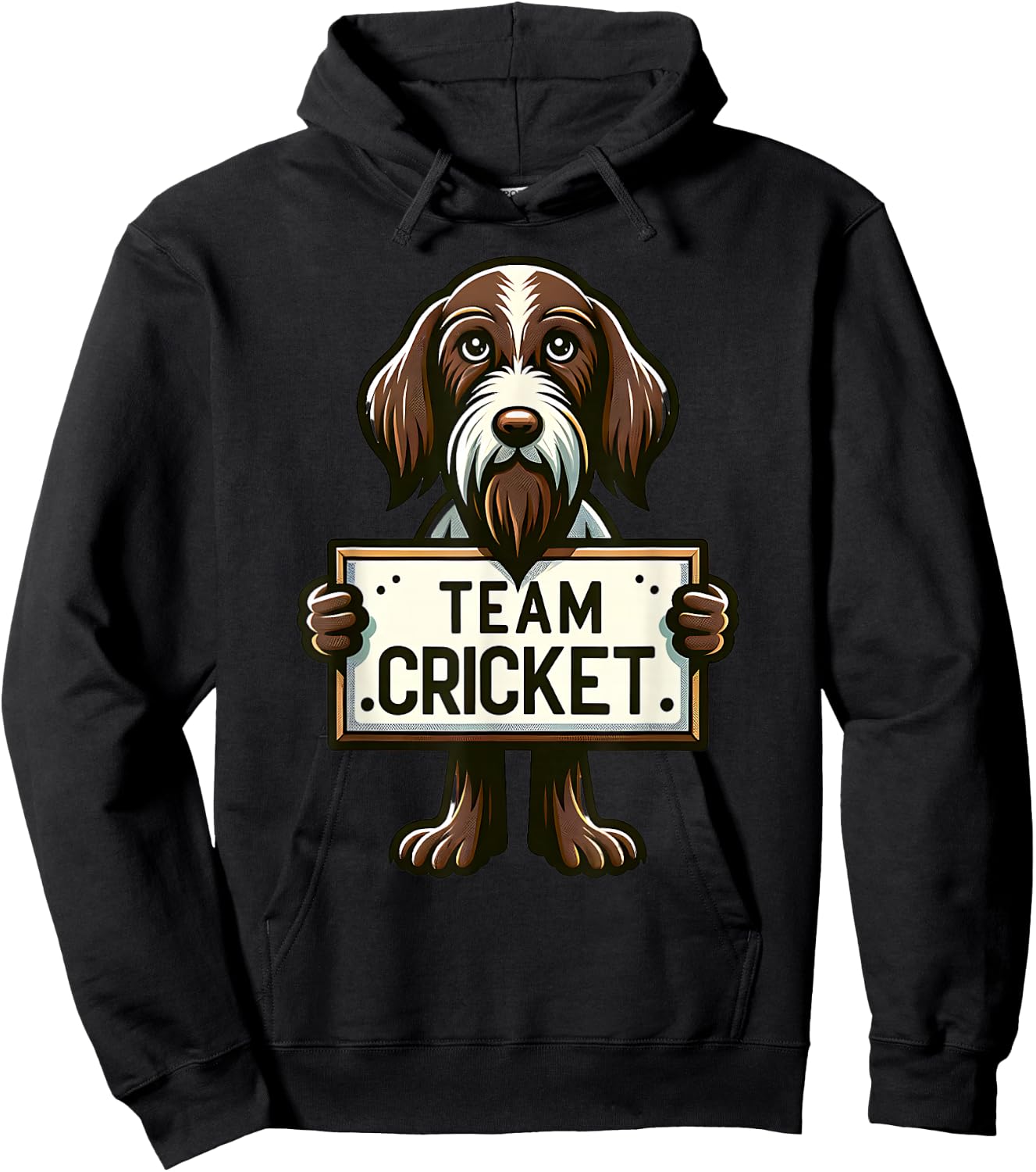 Team Cricket, Justice for Cricket, Dog Lover, Hunting Dog Hoodie - Hoodie | Black