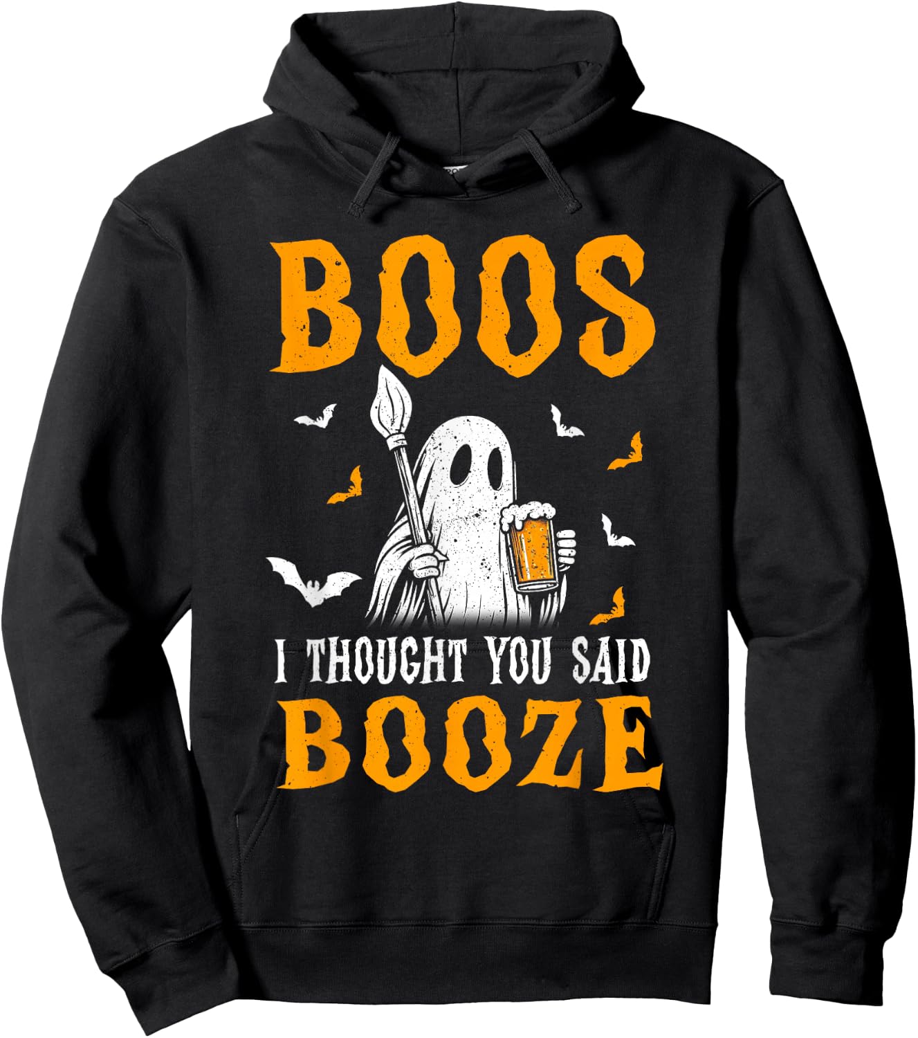 Drinking Halloween Booze Ghost Beer Hoodie - Hoodie | Black