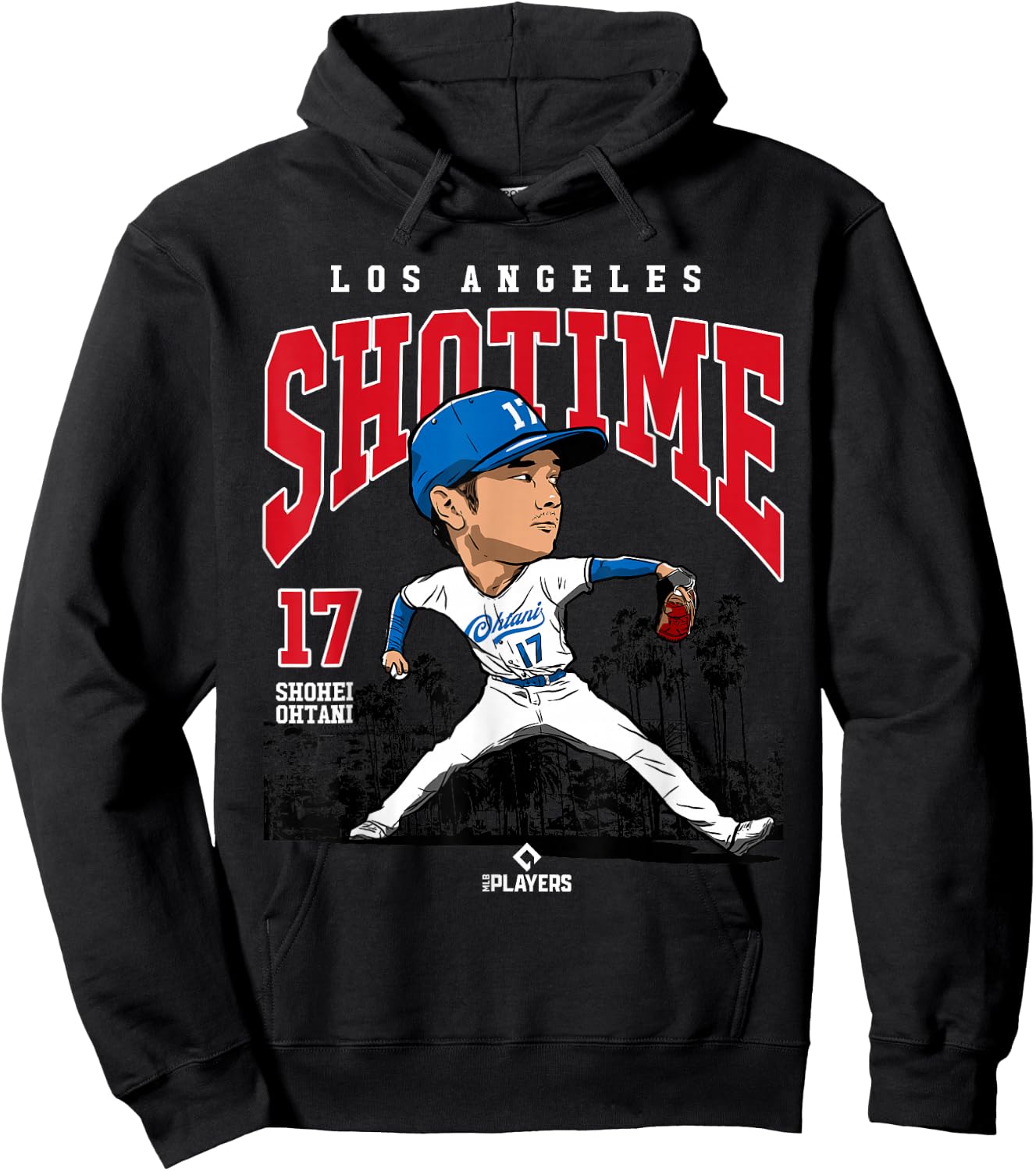 Shohei Ohtani | Los Angeles Baseball MLB Player | MLBOHT3005 Hoodie - Hoodie | Black
