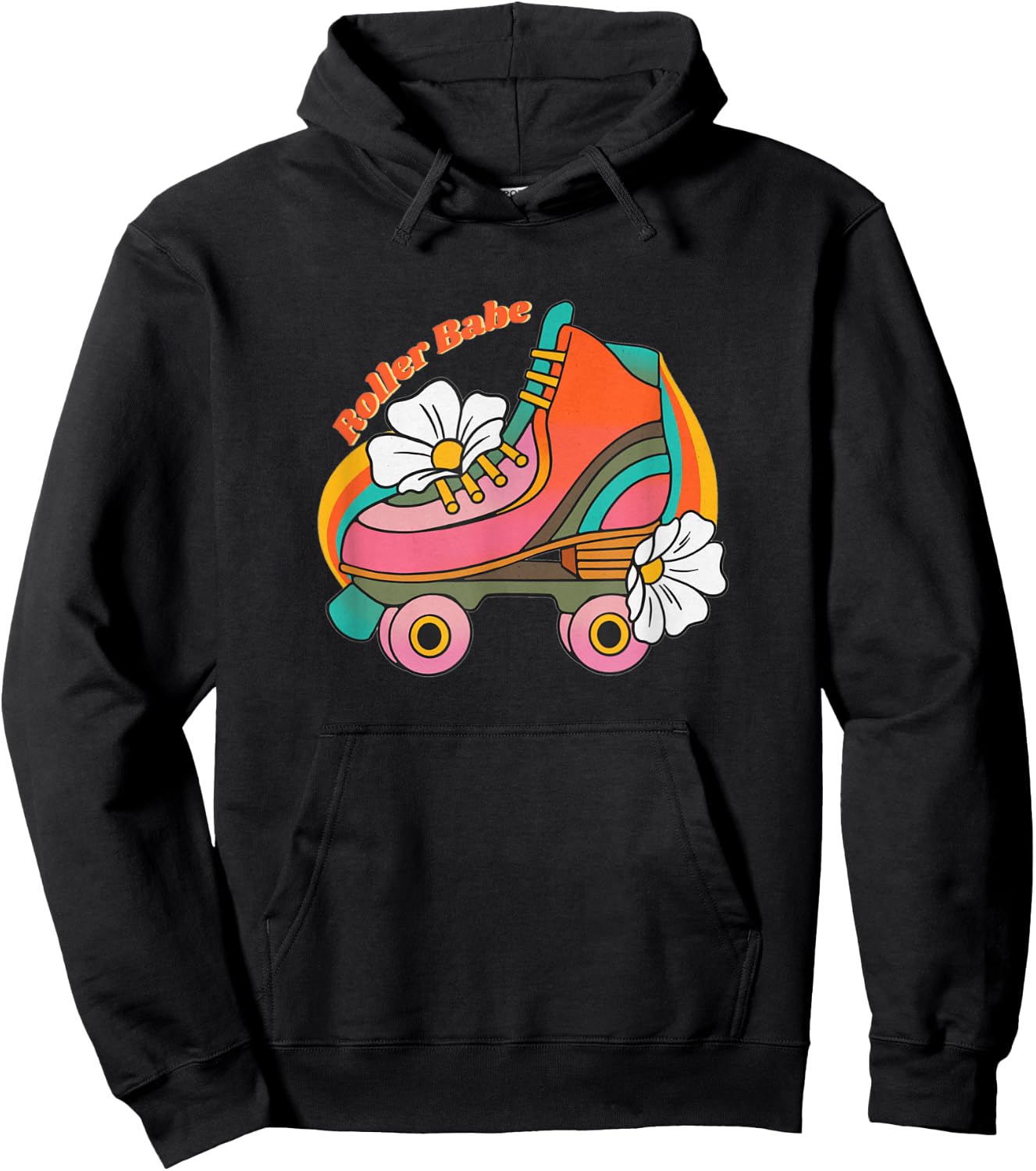"Roller Babe" Hoodie - Hoodie | Black