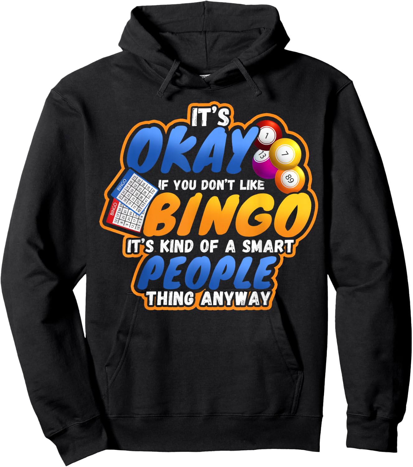 Bingo Lucky Players Lottery Game Hoodie - Hoodie | Black