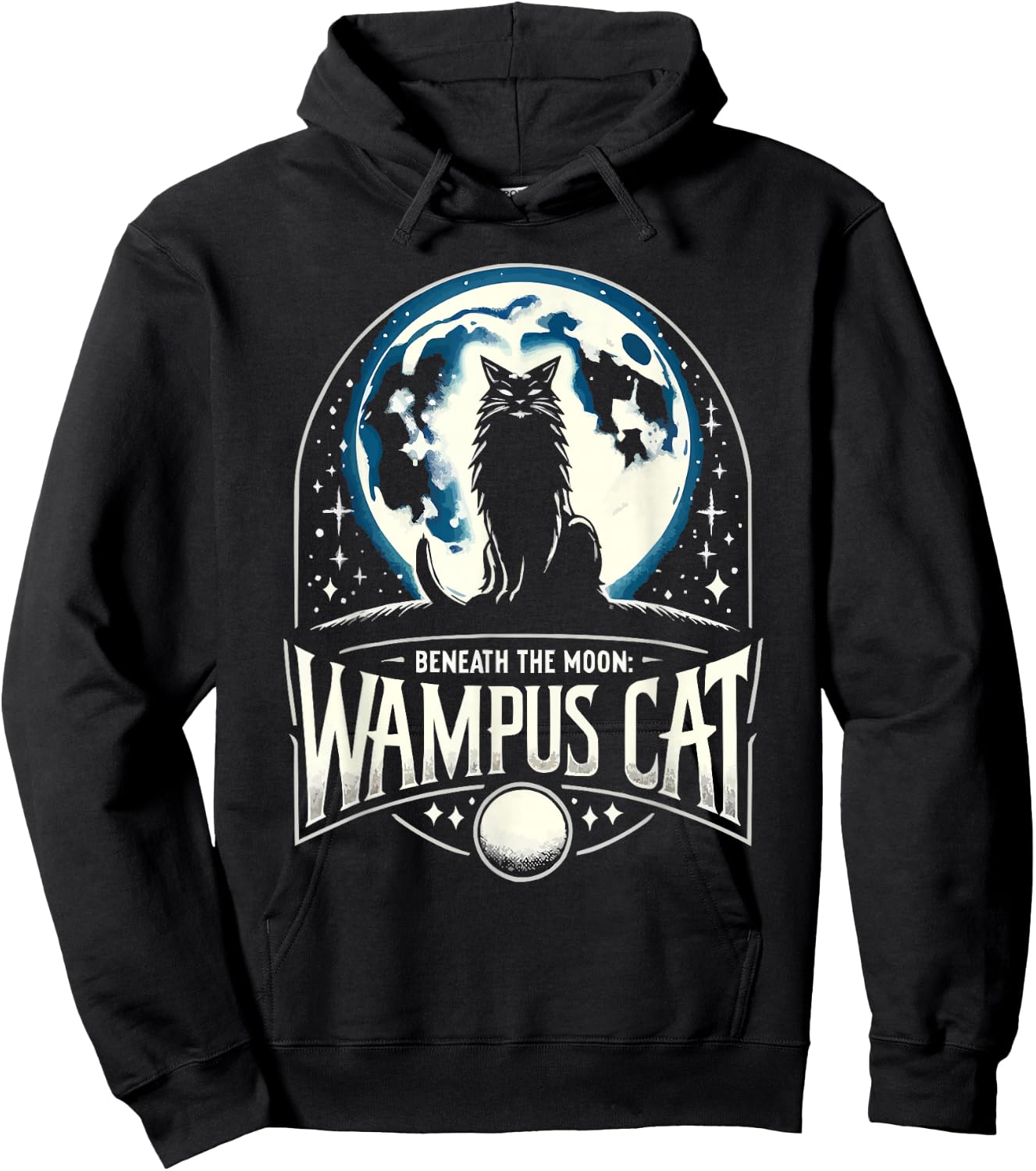 Wampus Cat American Folklore Cryptozoology Cryptid Hoodie - Hoodie | Black