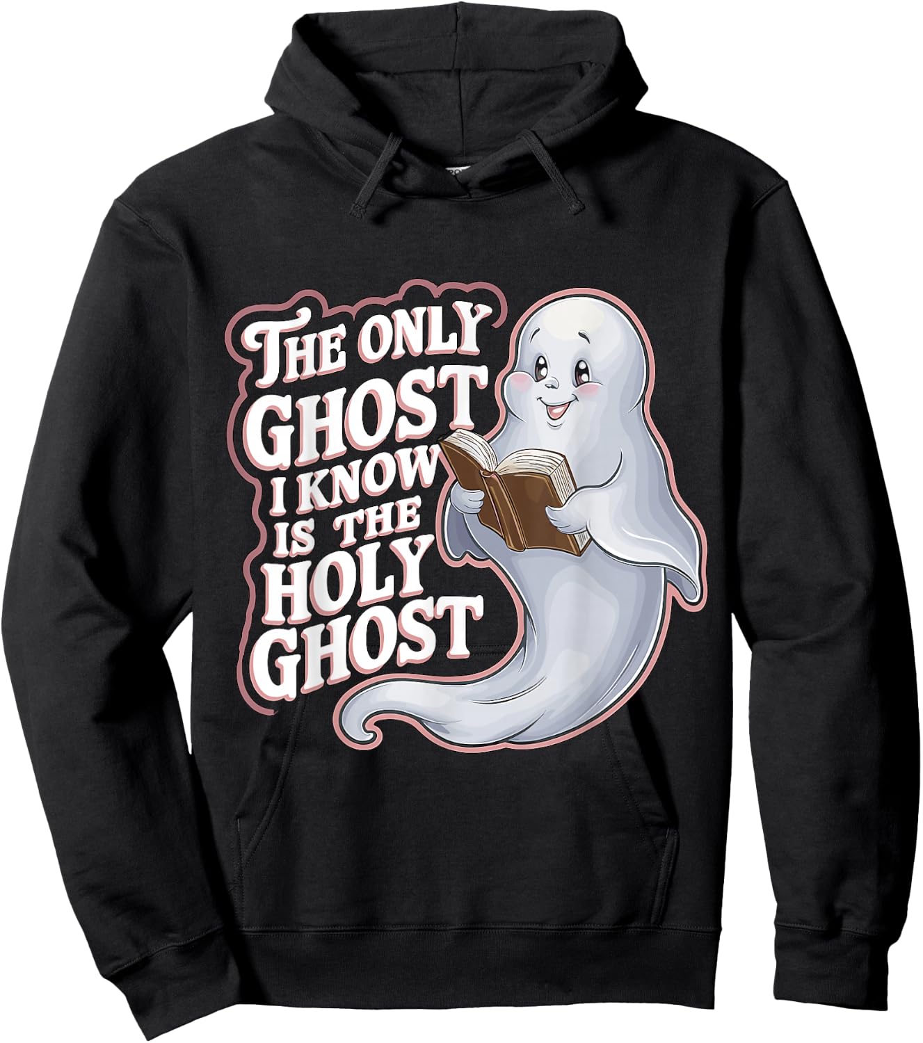 The Only Ghost I Know Is The Holy Ghost Christian Halloween Hoodie - Hoodie | Black