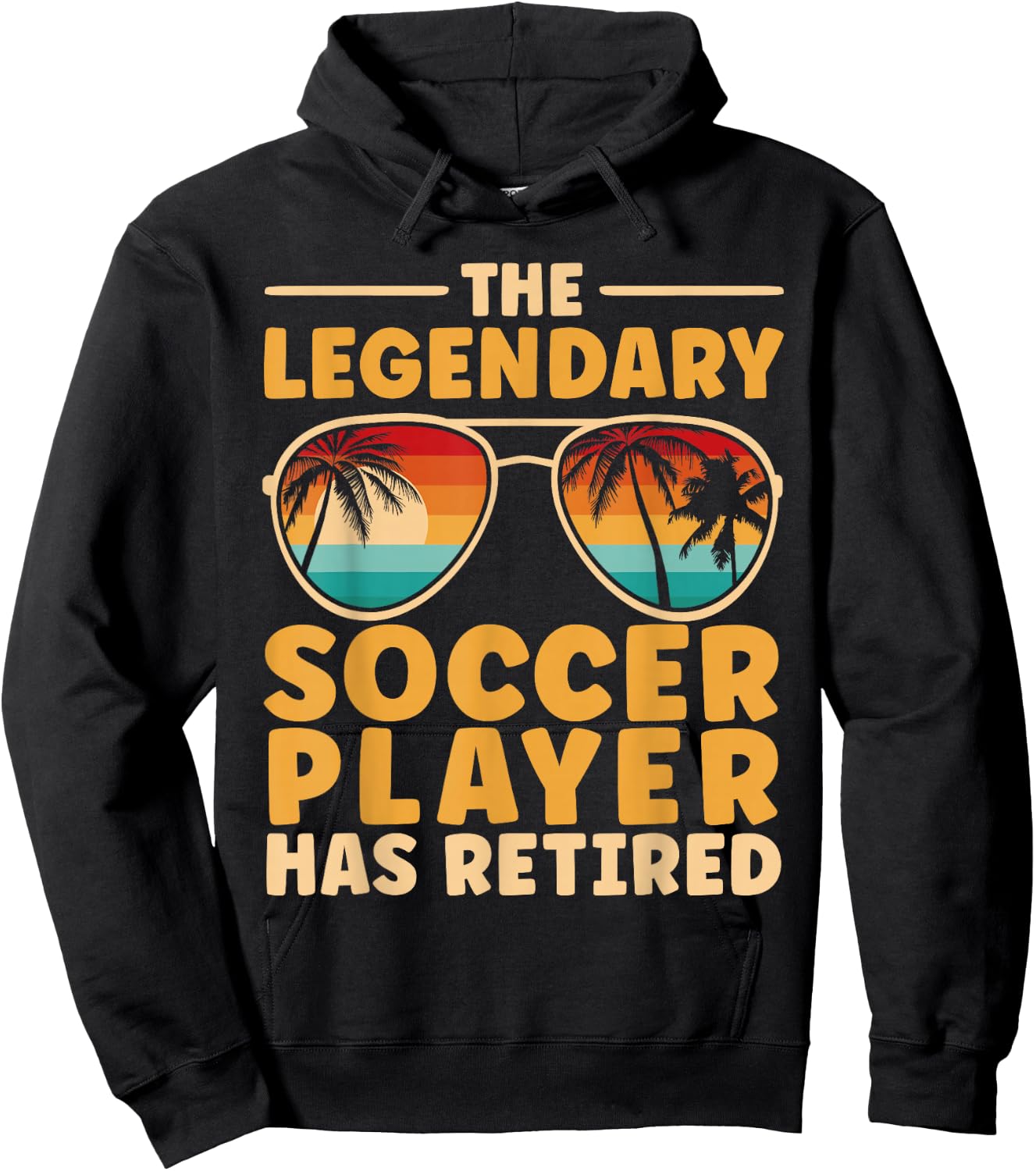 Retired Soccer Player Retirement Hoodie - Hoodie | Black