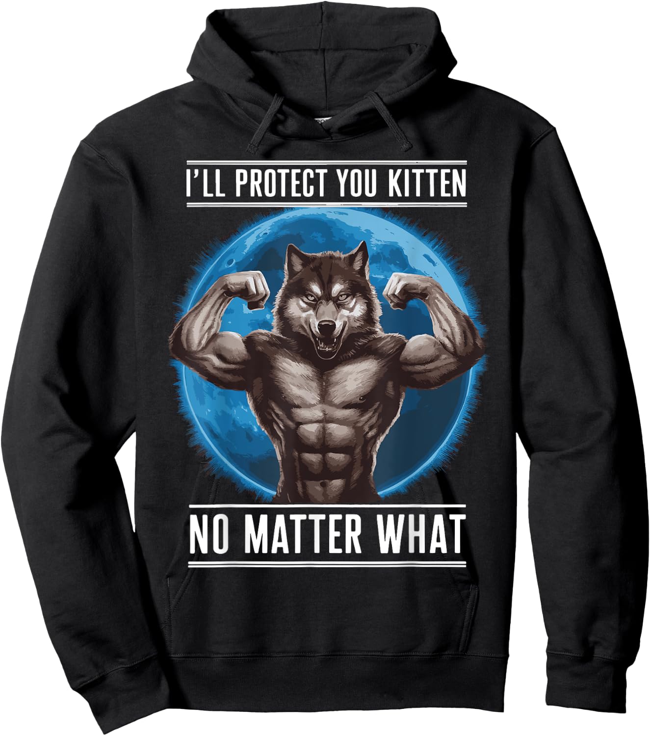 I'll Protect You Kitten No Matter What Hoodie - Hoodie | Black