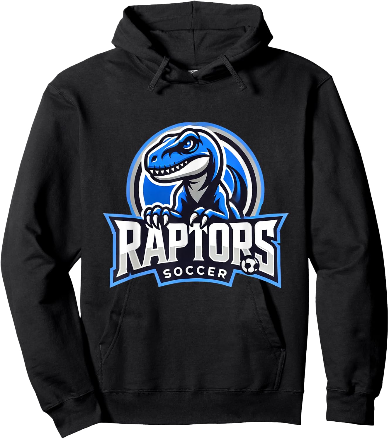 Raptors Soccer Team Hoodie - Hoodie | Black
