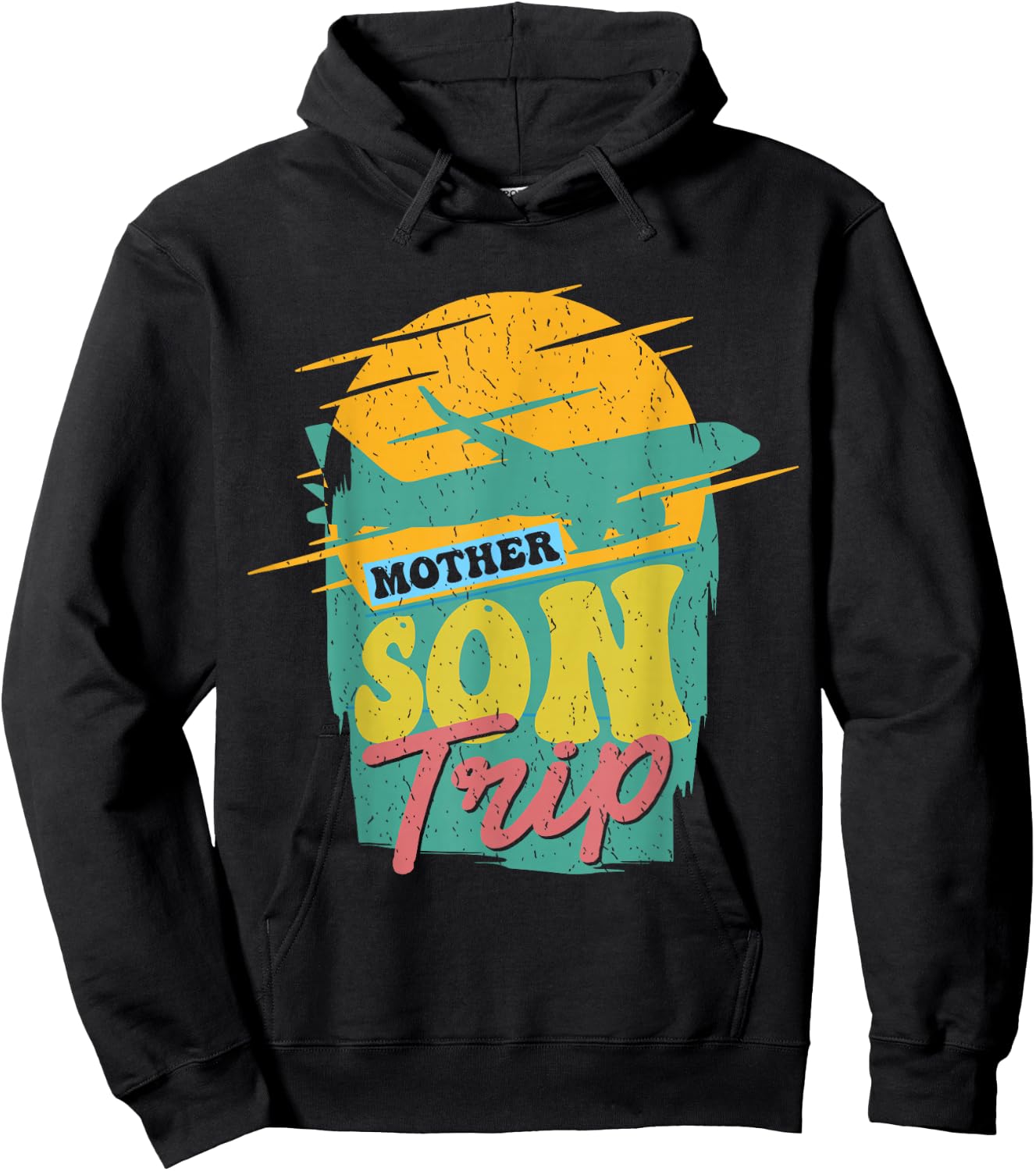 Mother Son Trip Sons Mom Matching Mother's Day Mother Son Hoodie - Hoodie | Black