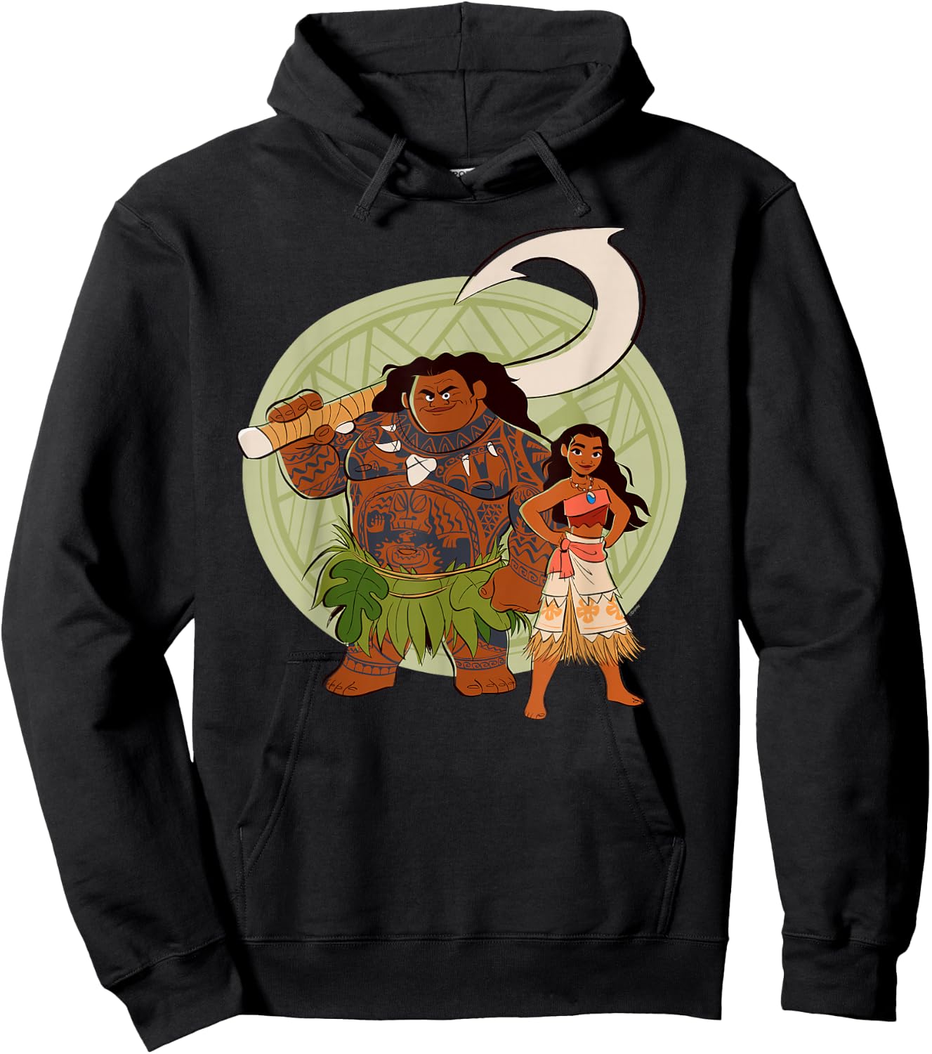 Disney Moana and Maui Best Friends Adventure Together Hoodie - Hoodie | Black