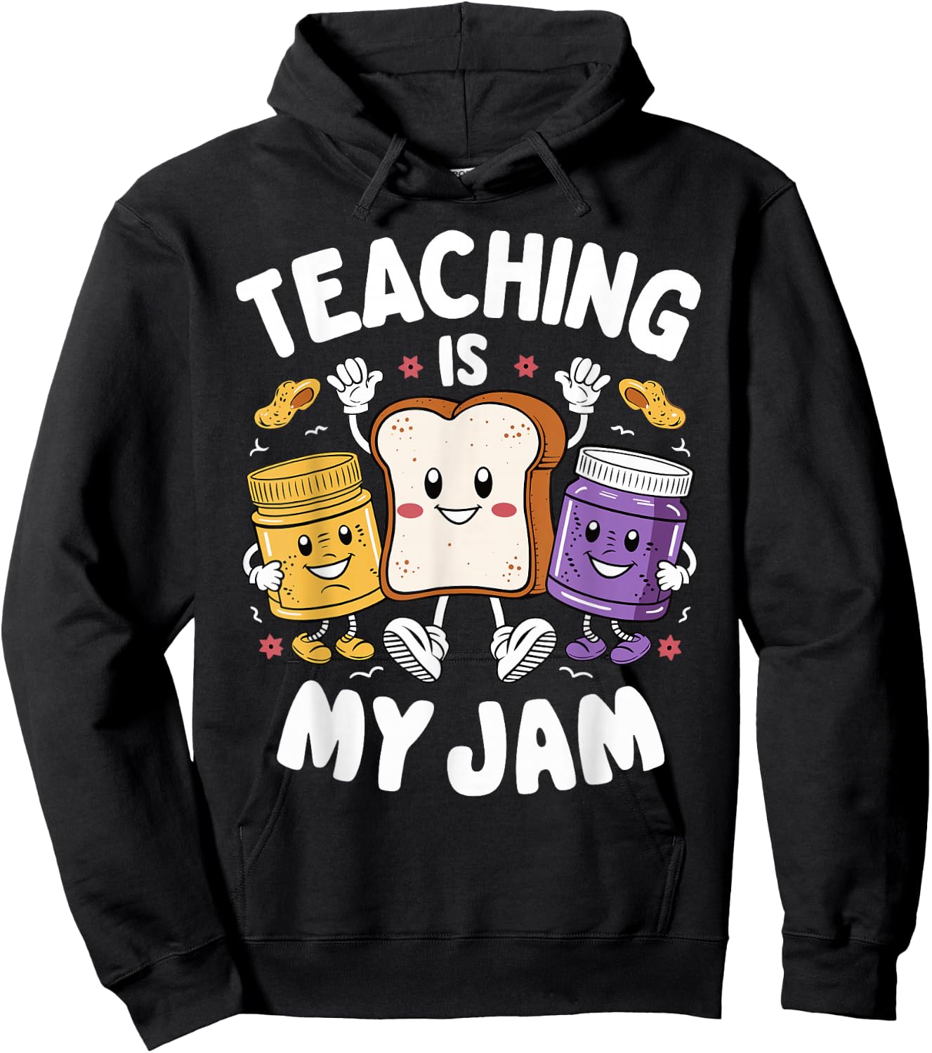 Teaching Is My Jam Teacher Appreciation day Hoodie - Hoodie | Black