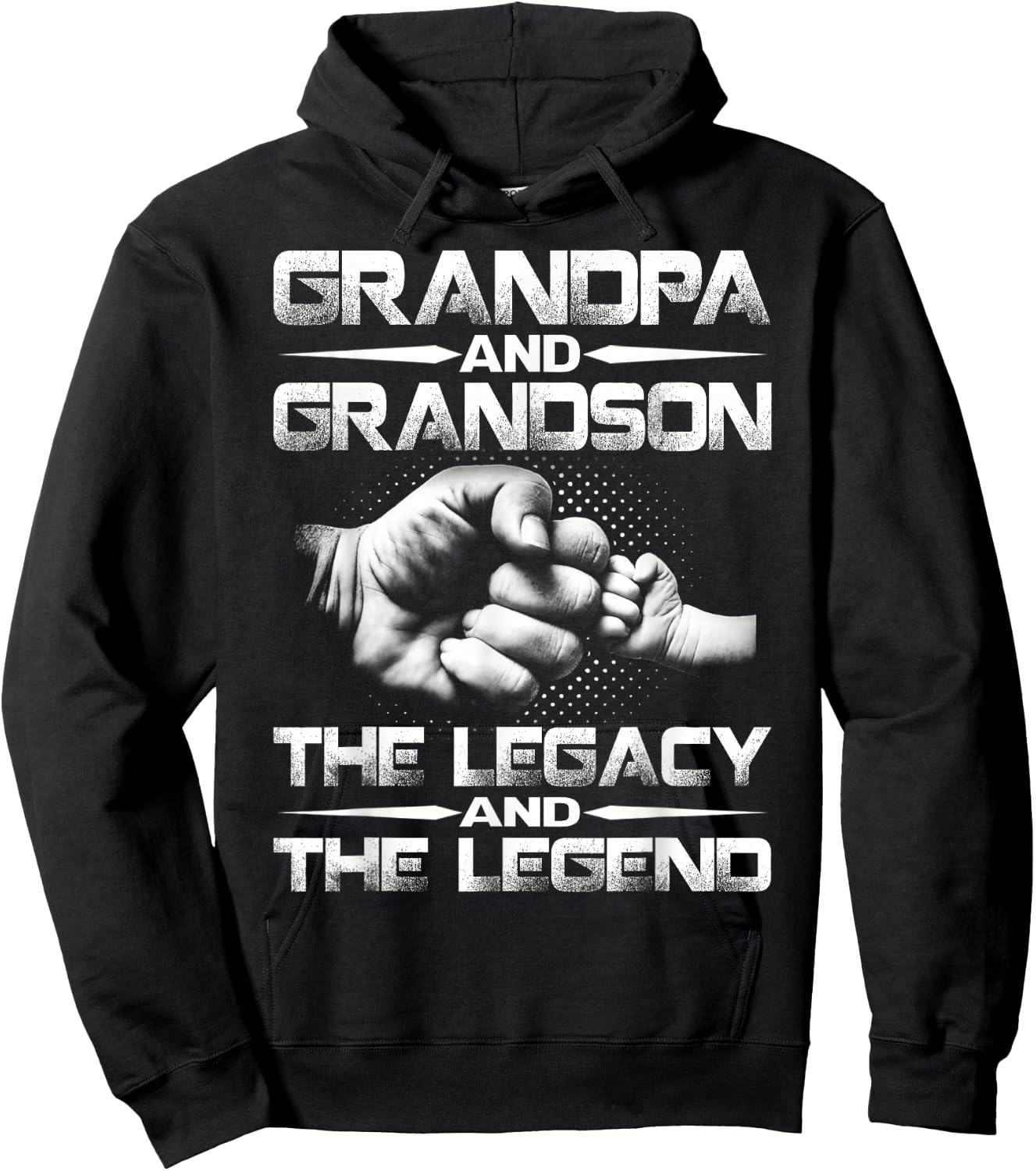 Grandpa And Grandson The Legend And The Legacy Hoodie - Hoodie | Black