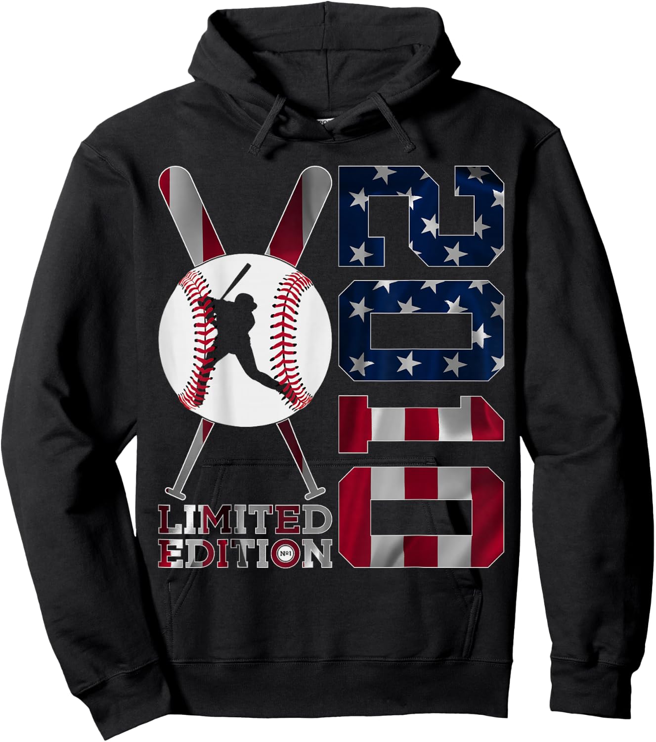 15th BIRTHDAY BASEBALL LIMITED EDITION 2010 Hoodie - Hoodie | Black