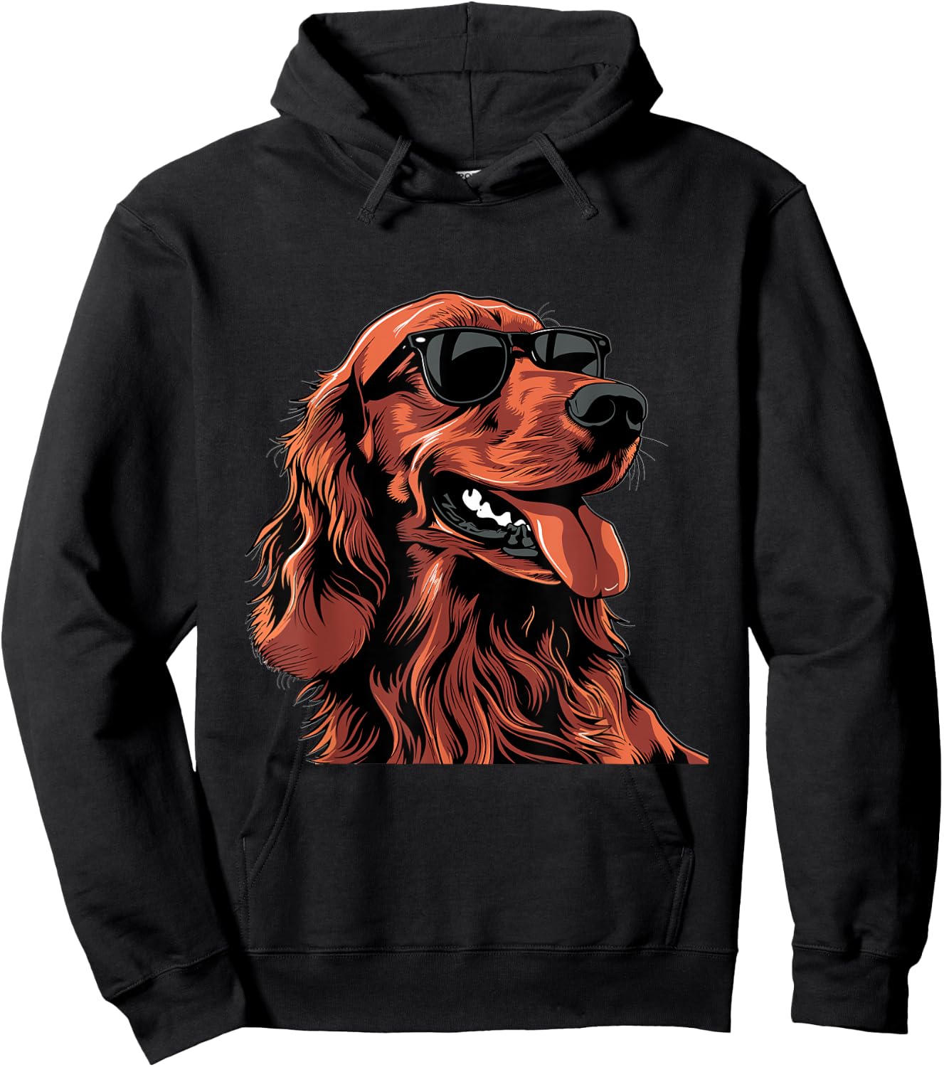 Irish Setter Dog Breed Graphic Men Women Kids Hoodie - Hoodie | Black