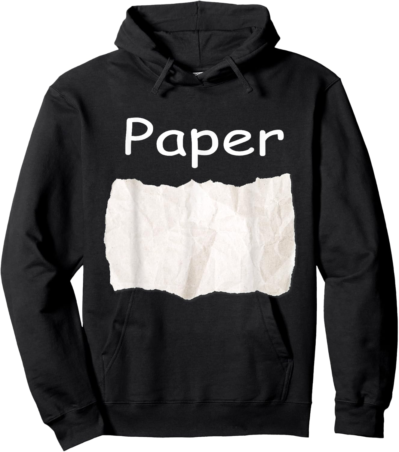 Rock Paper Scissors Matching Halloween Costumes Hoodie - Hoodie | Black