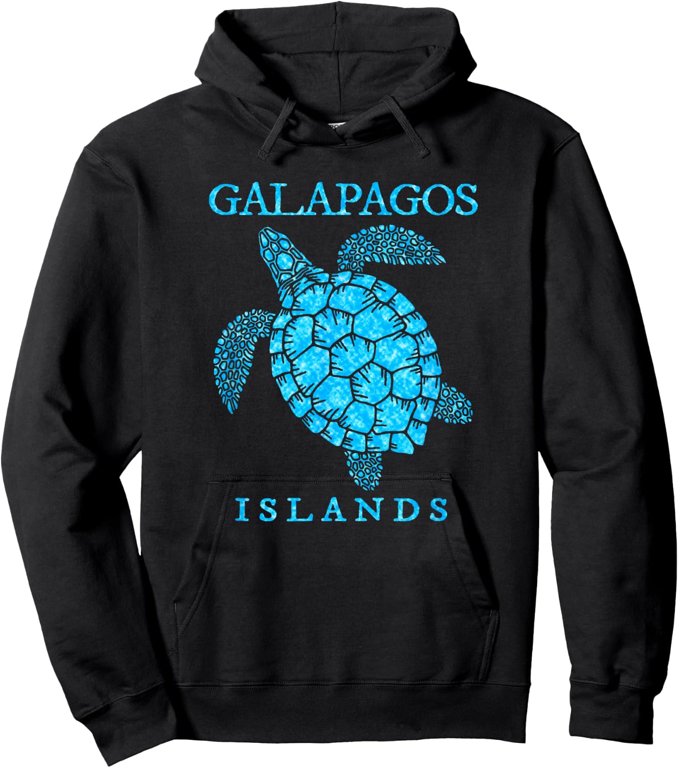 Galapagos Islands Ecuador Sea Turtle Souvenir Hoodie - Hoodie | Black